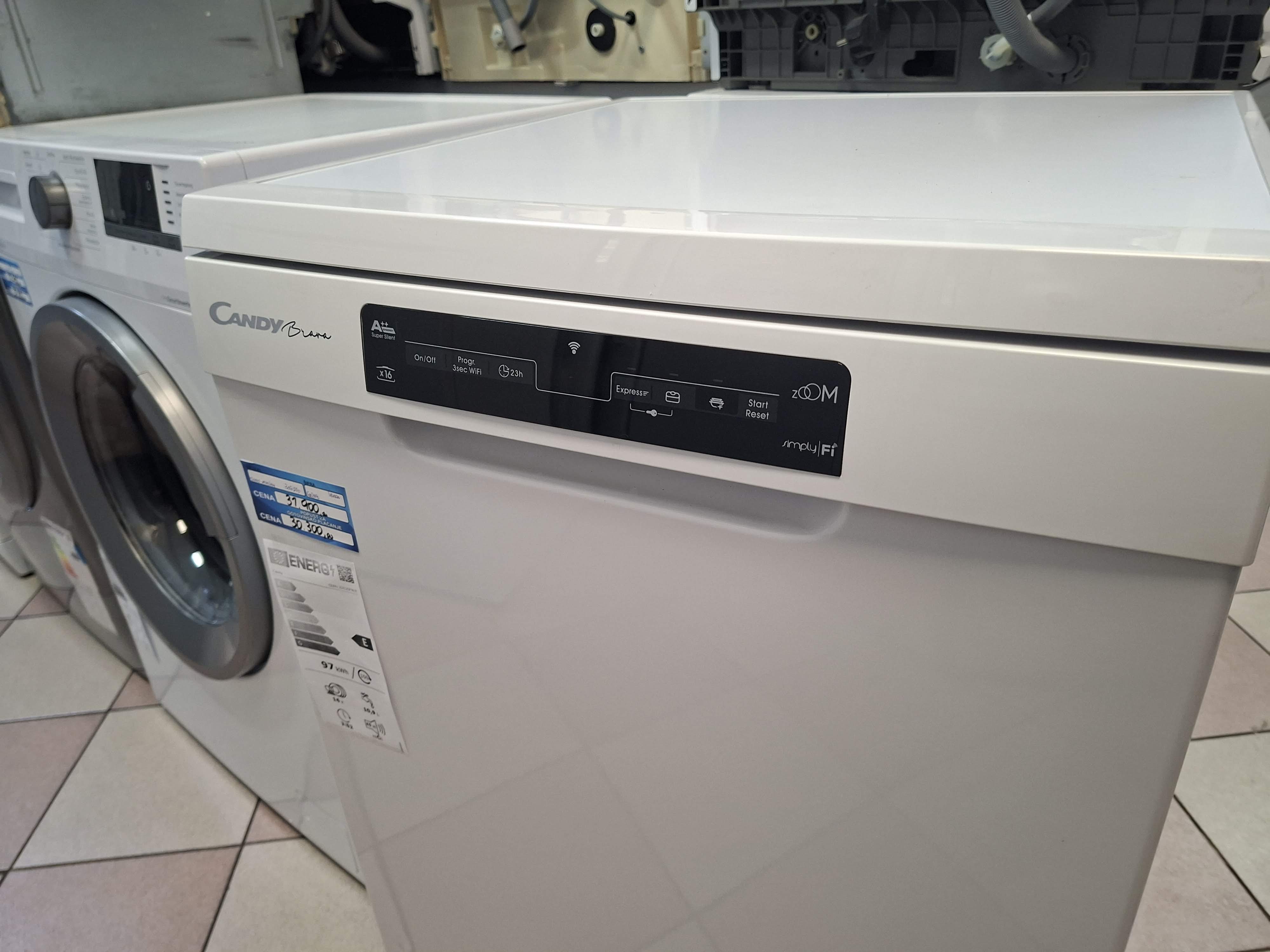 Sudo mašina Candy CDPN 2D620 PW/E, 16 kompleta