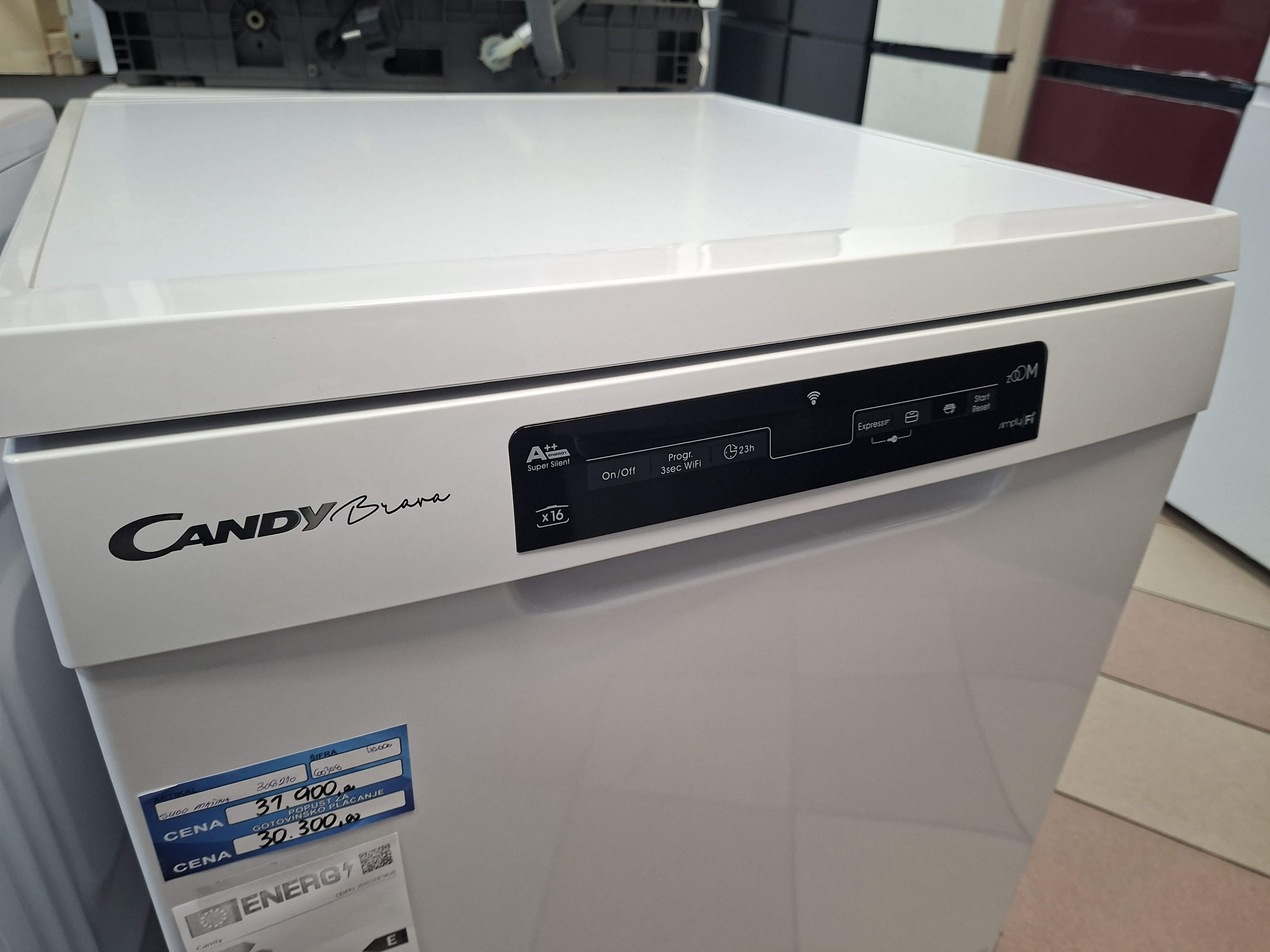 Sudo mašina Candy CDPN 2D620 PW/E, 16 kompleta