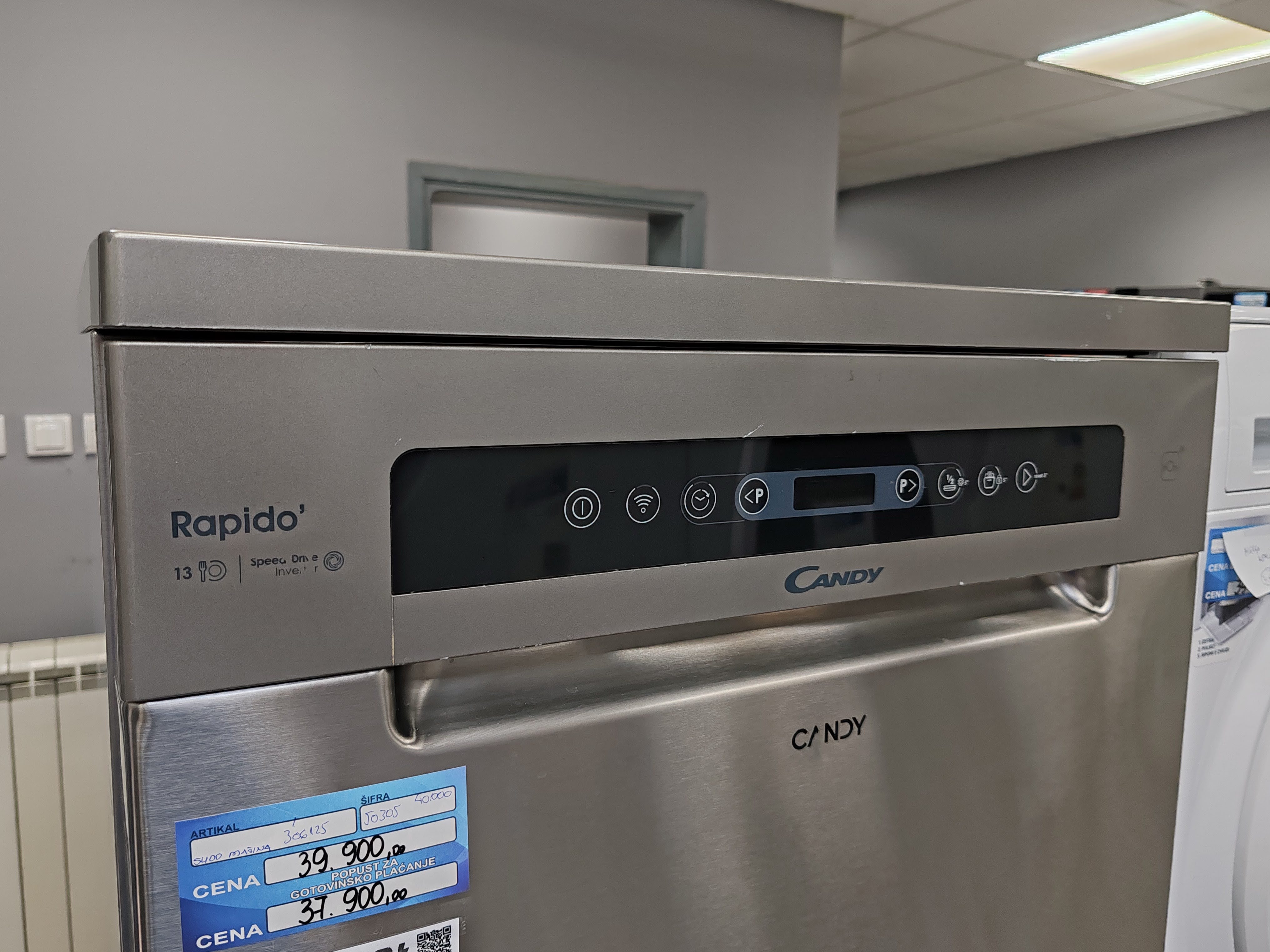 Sudo mašina Candy CF 5C7F1X , 15 kompleta
