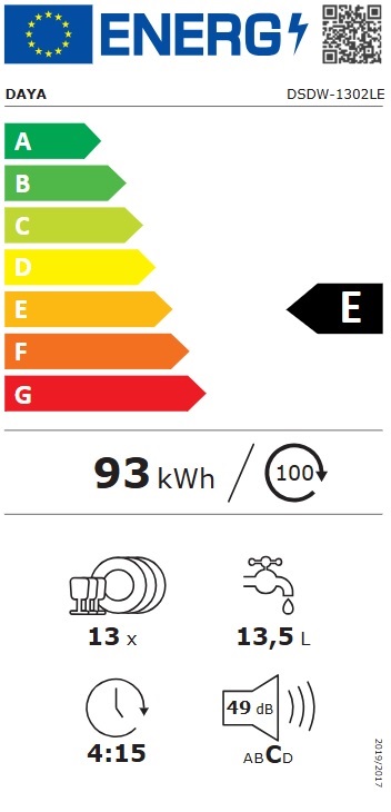Sudo mašina Daya DSDW-1302LE (2) , 13 kompleta.