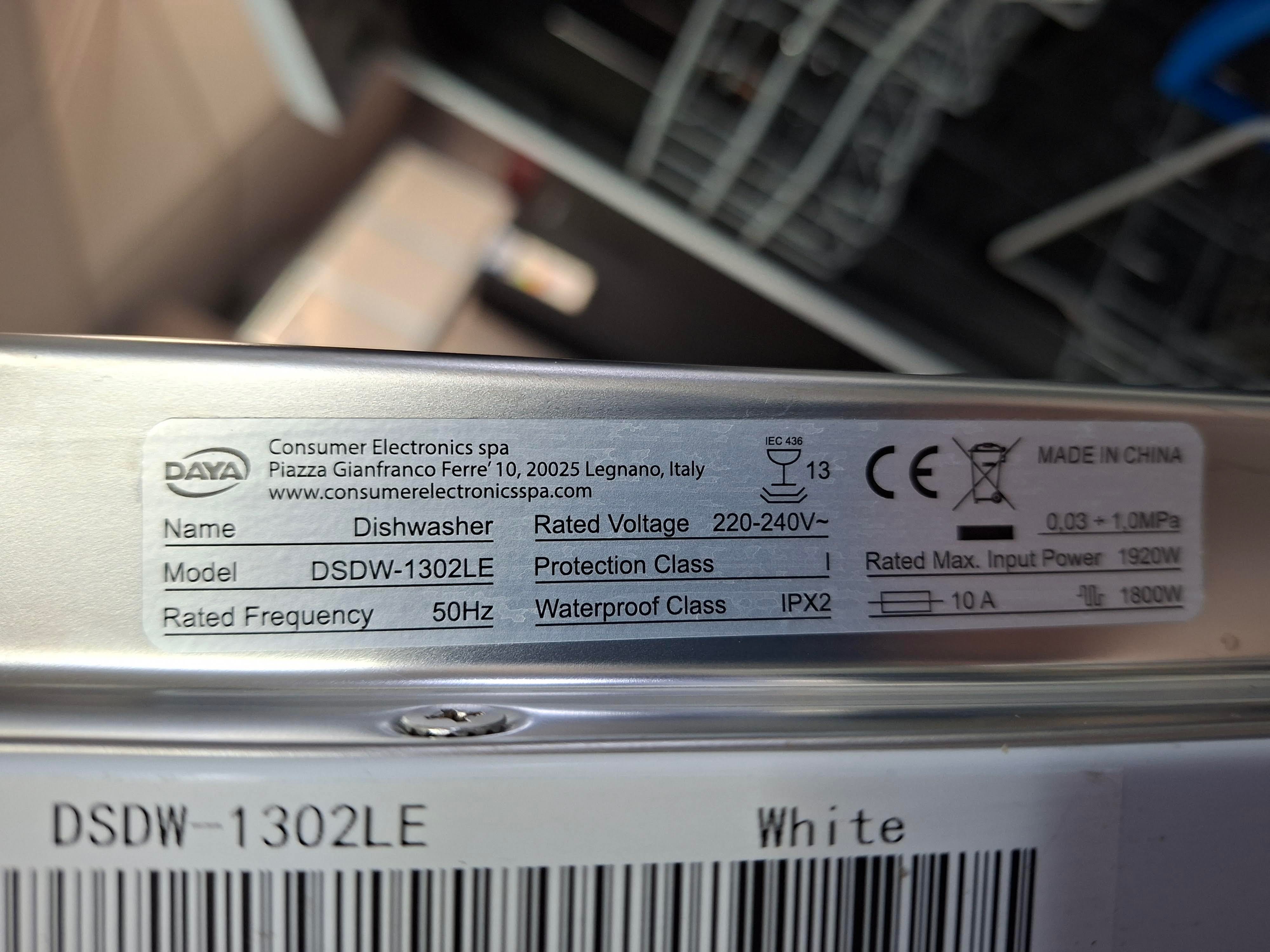 Sudo mašina Daya DSDW-1302LE (2) , 13 kompleta.