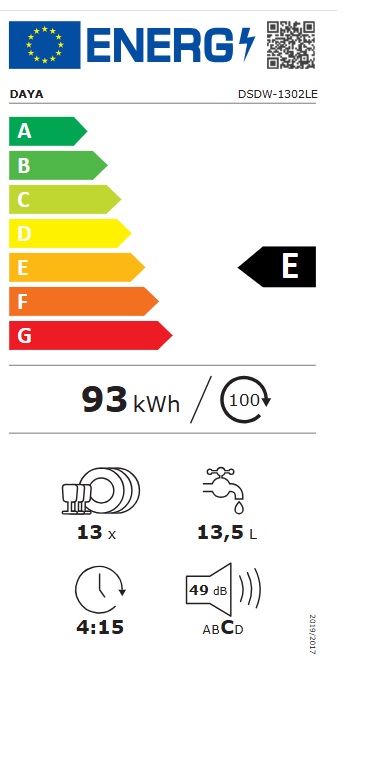 Sudo mašina Daya DSDW-1302LE , 13 kompleta