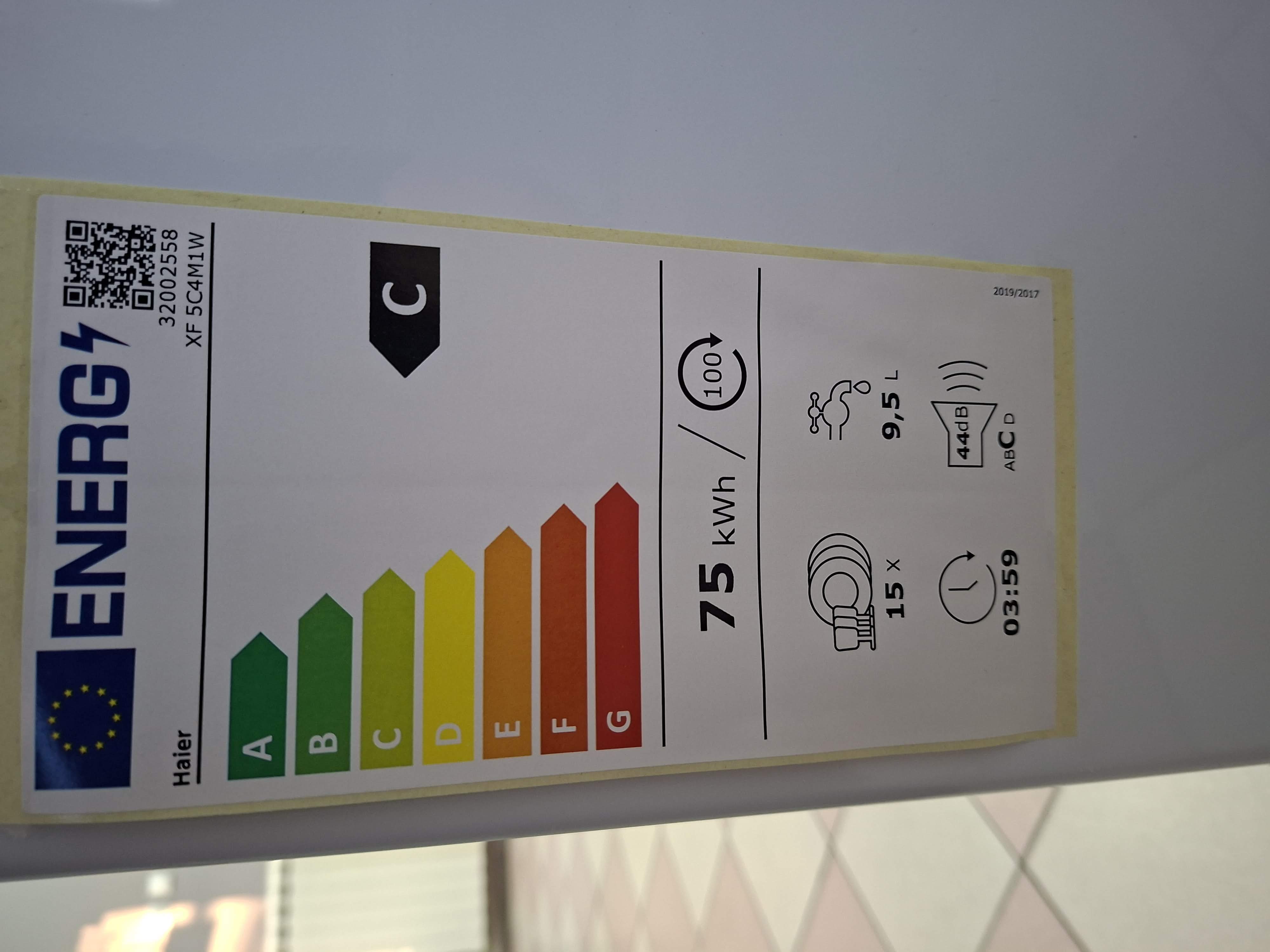 Sudo mašina Haier XF 5C4M1W , 15 kompleta
