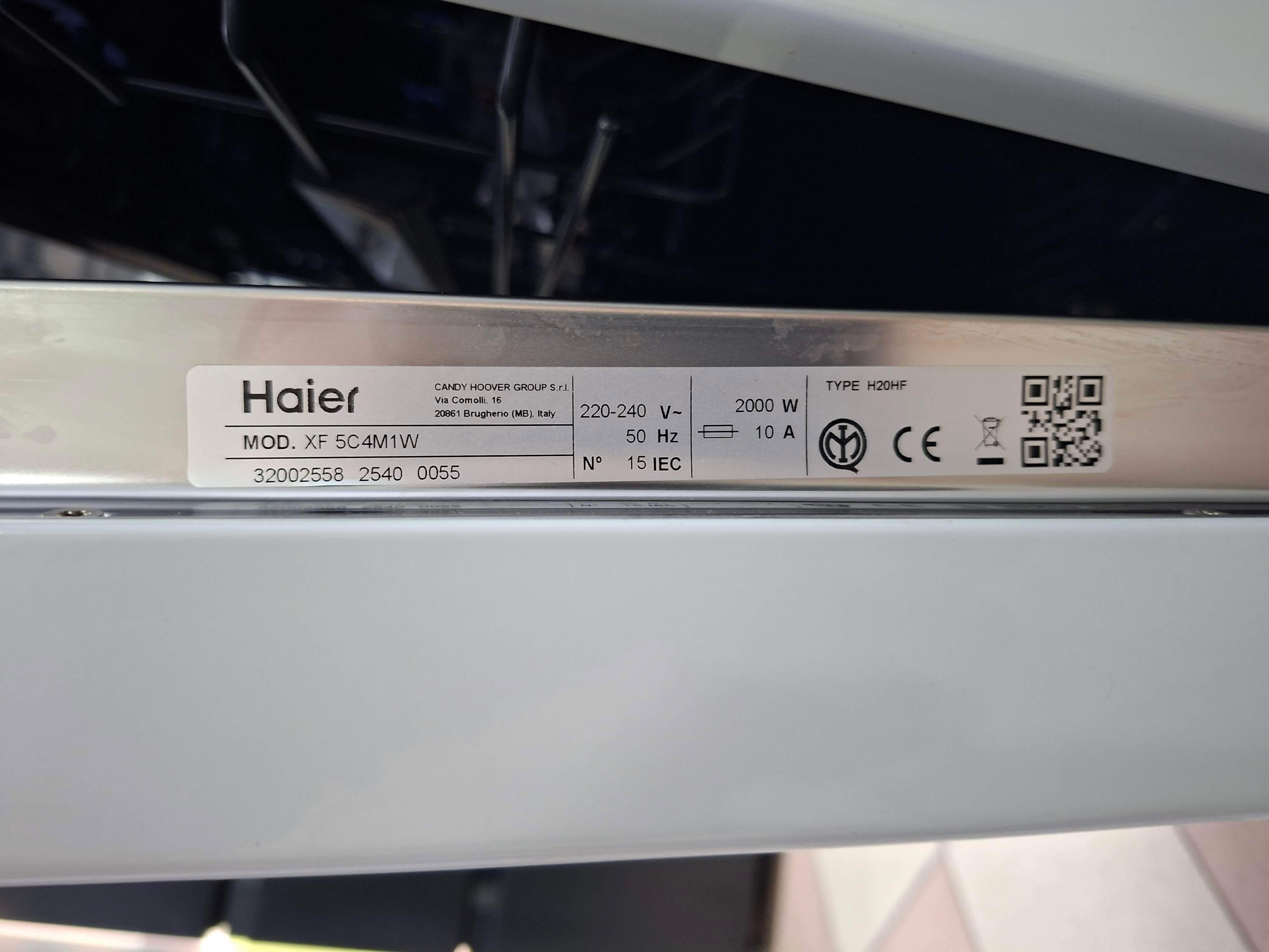 Sudo mašina Haier XF 5C4M1W , 15 kompleta