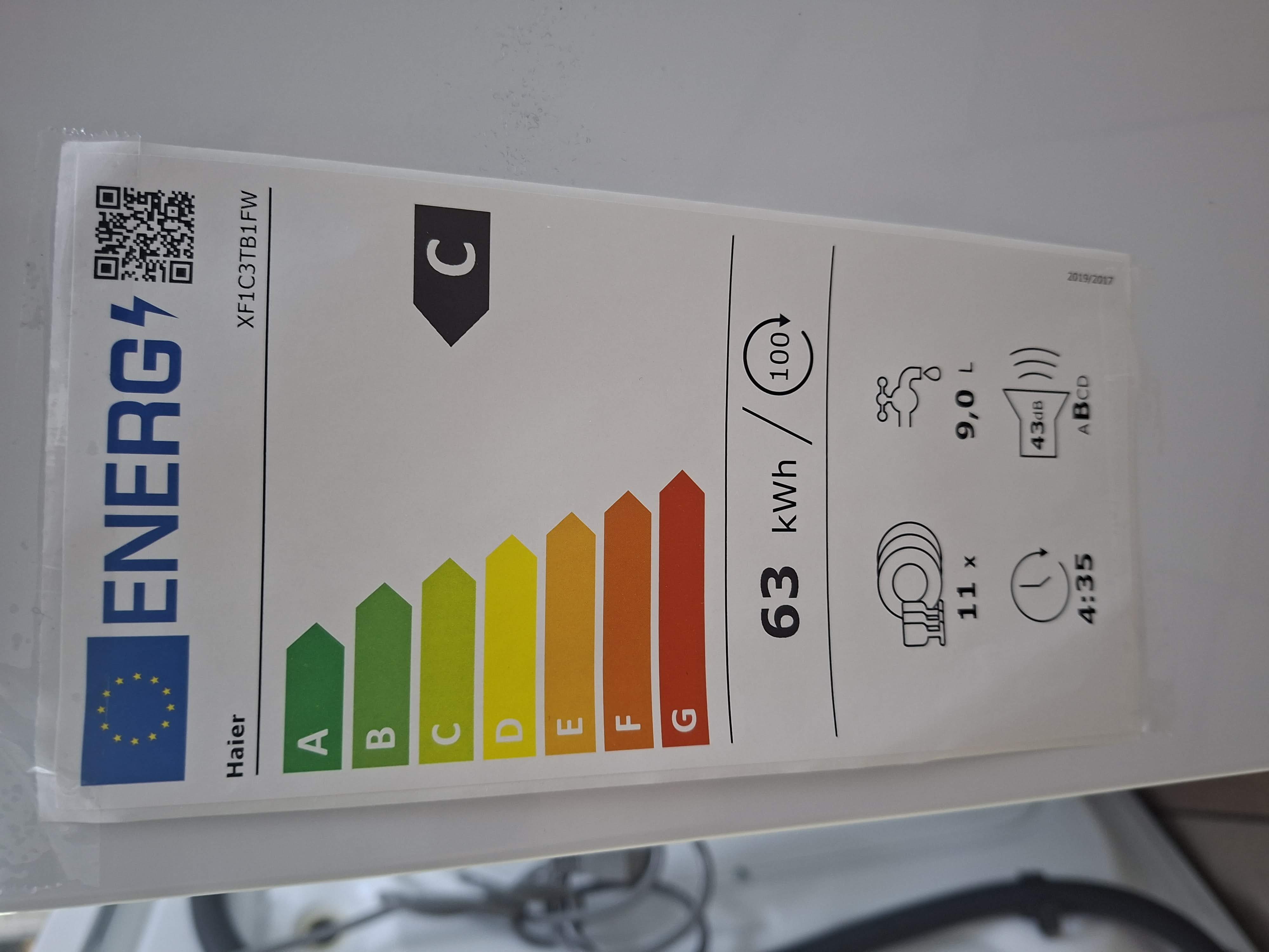Sudo mašina Haier XF1C3TB1FW,11 kompleta