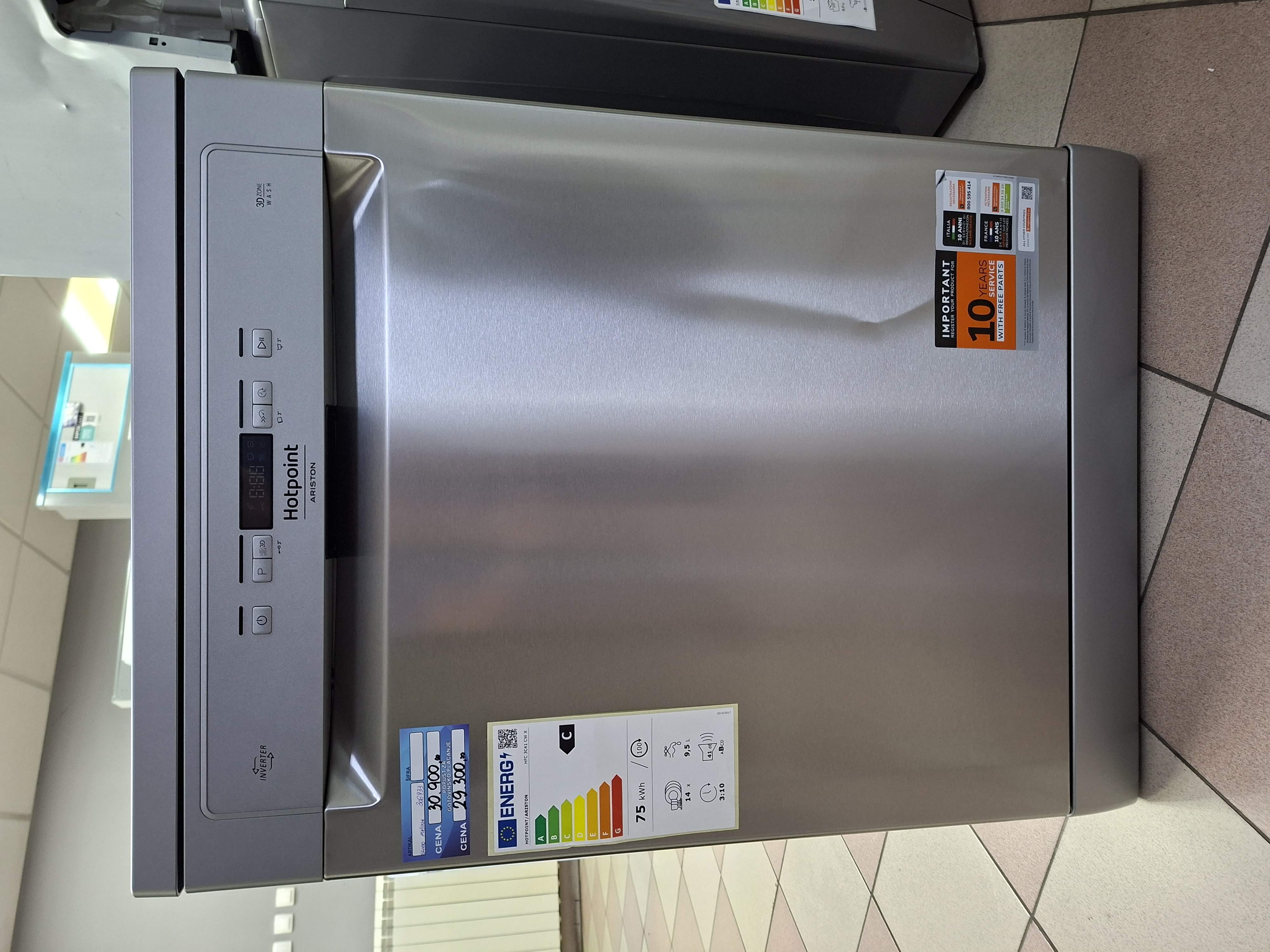 Sudo mašina Hotpoint Ariston HFC 3C41 CW X , 14kompleta