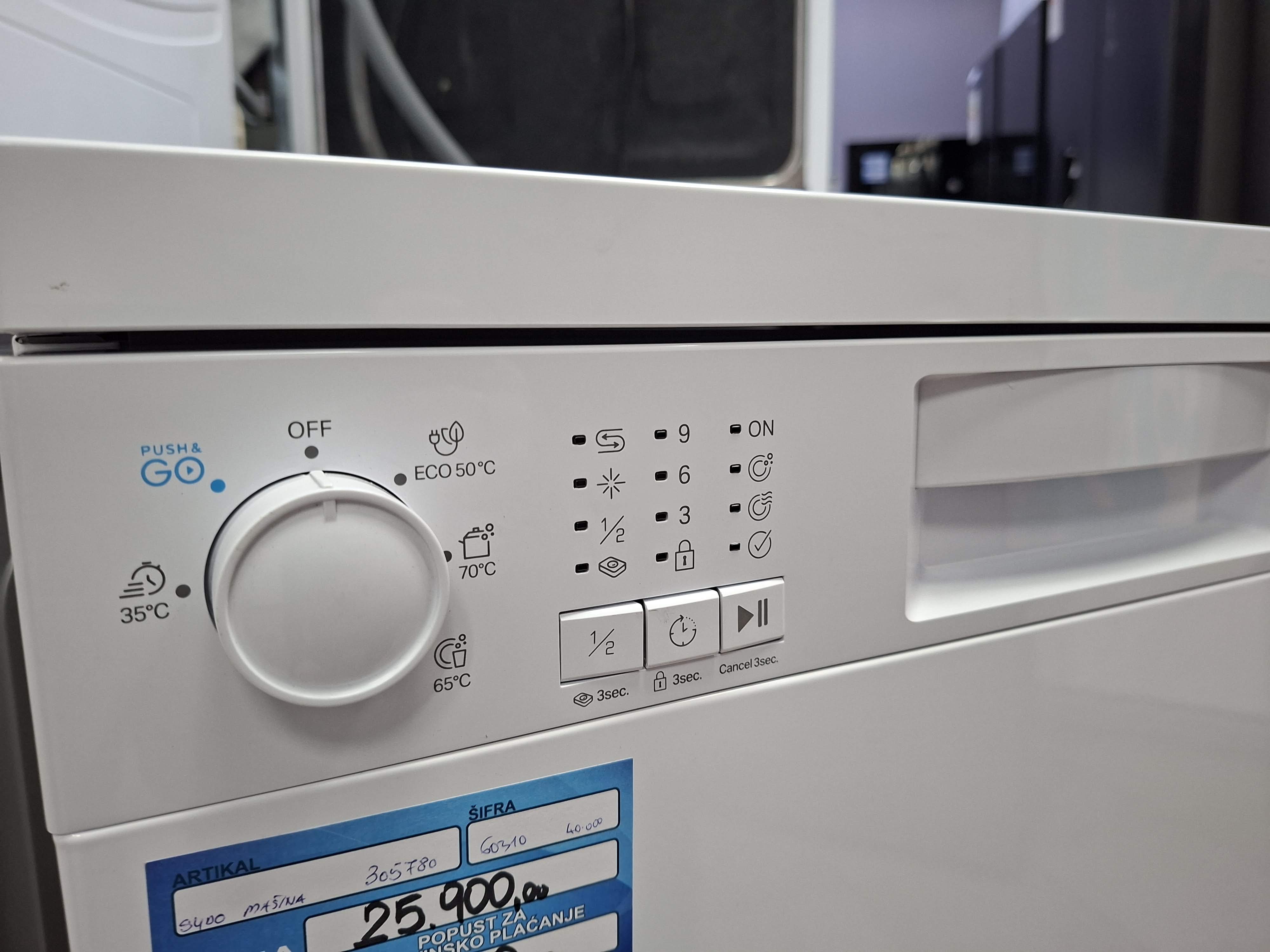 Sudo mašina Indesit IN2FE13DT9W , 13 kompleta.