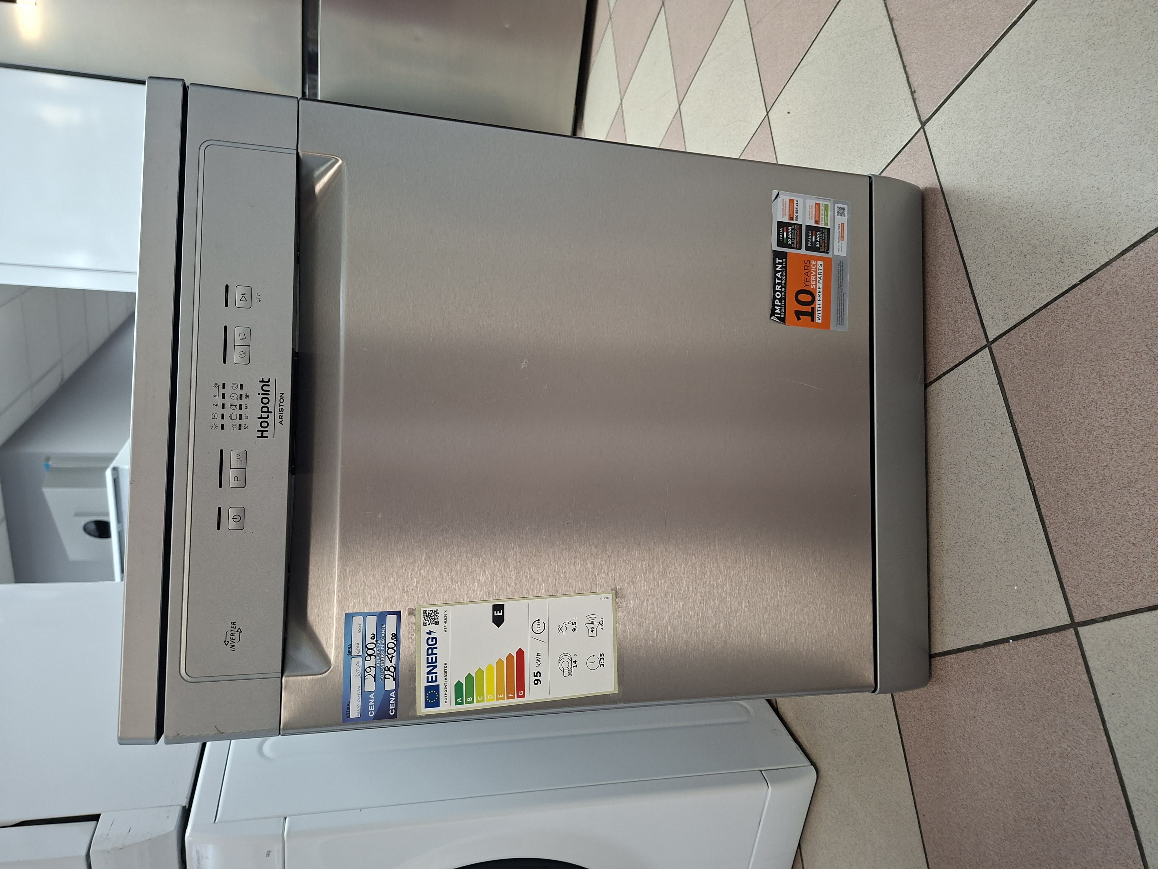 Sudo mašina Hotpoint Ariston H2F HL626 X, 14 kompleta