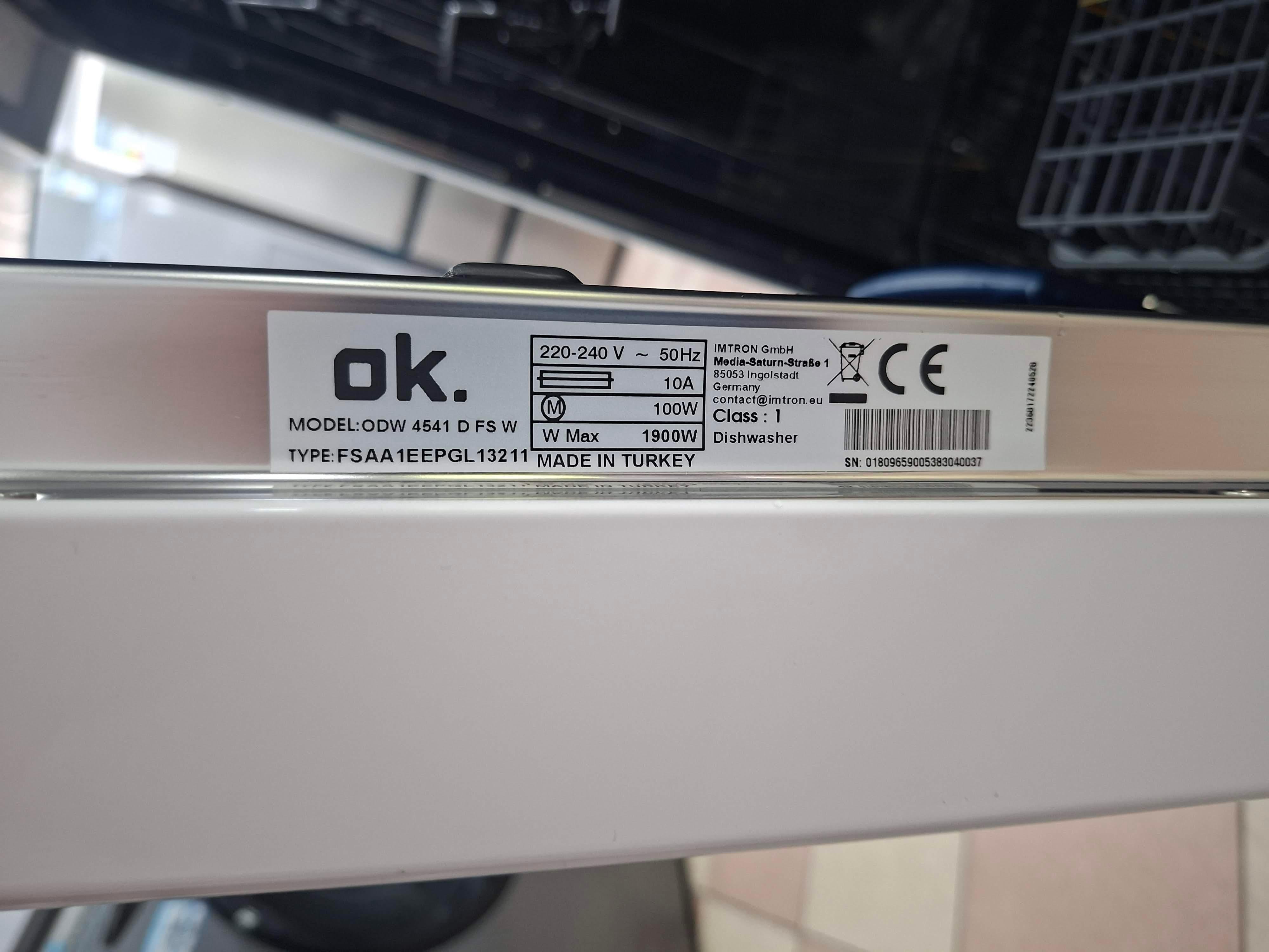 Sudo mašina OK. ODW 4541 D FS E W, 10 kompleta.