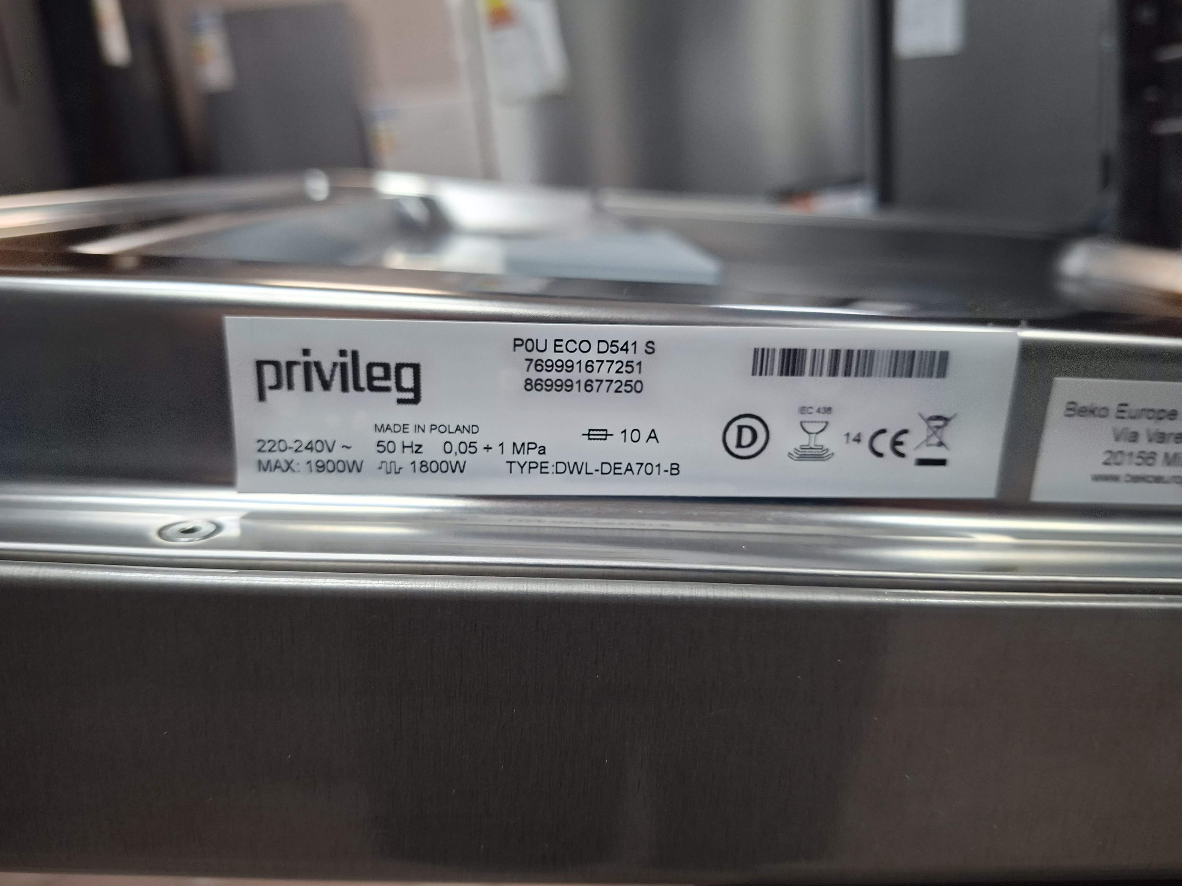 Sudo mašina Privileg POU ECO D541 S , 60cm.