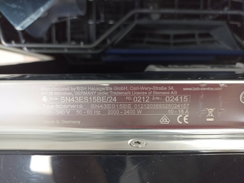 Sudo mašina Seimens SN43ES15BE/24 (2) , 13 Kompleta