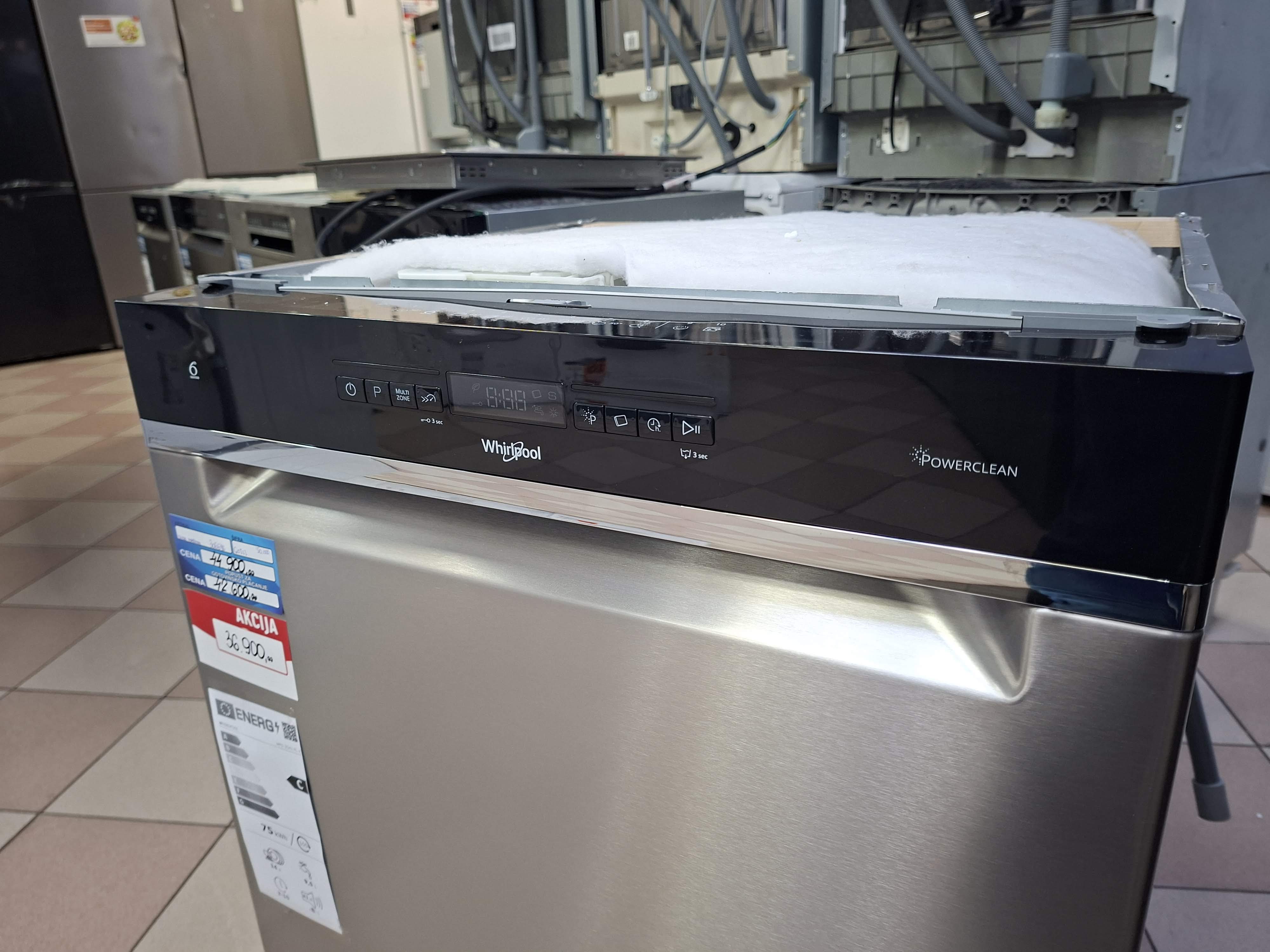 Sudo mašina Whirlpool WFO 3O41 PL X,  14kompleta