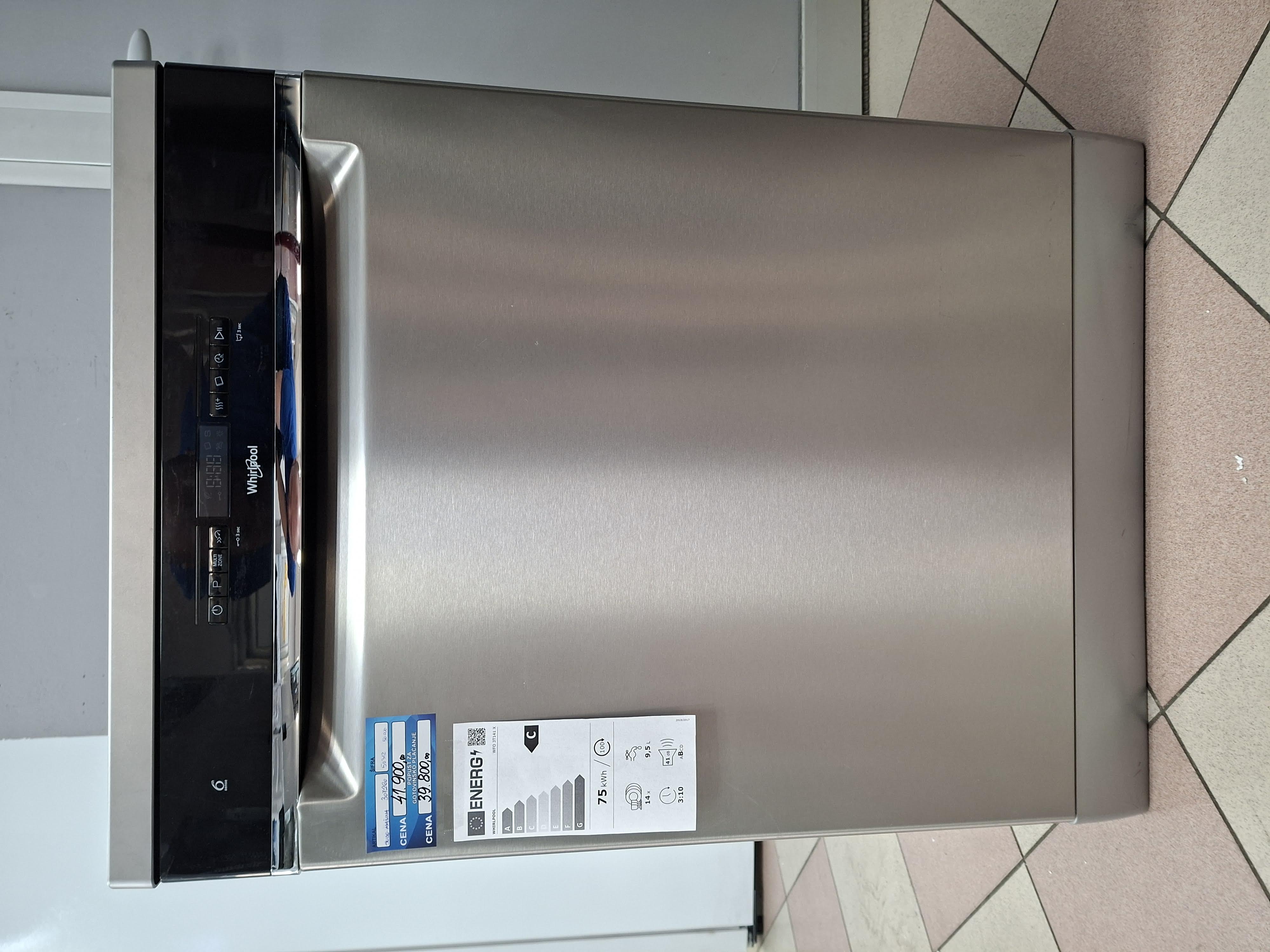 Sudo mašina Whirlpool WFO 3T141 X, 14 kompleta