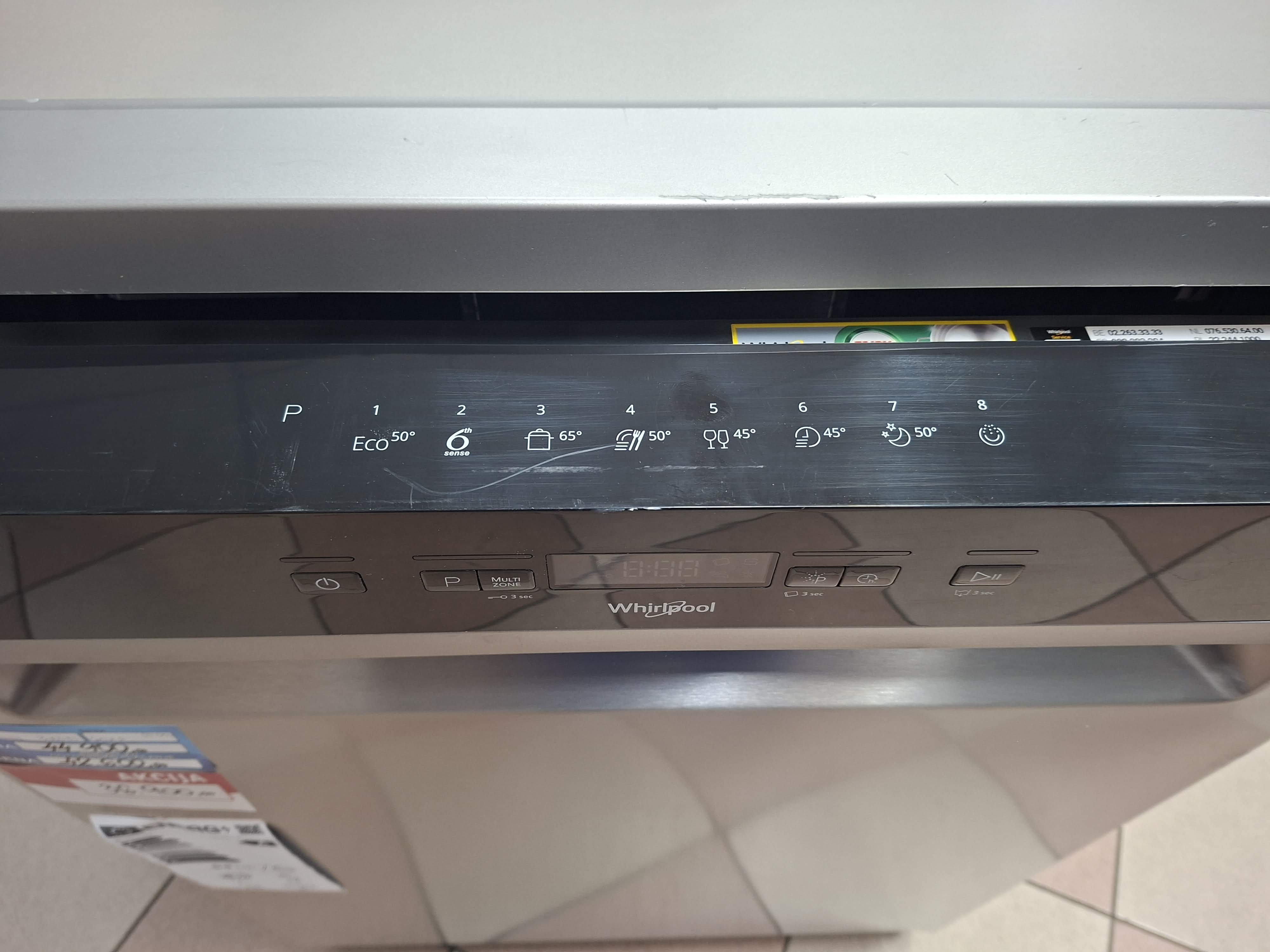 Sudo mašina Whirlpool WH7FA14BN7A0X, 60cm, 14 kompleta