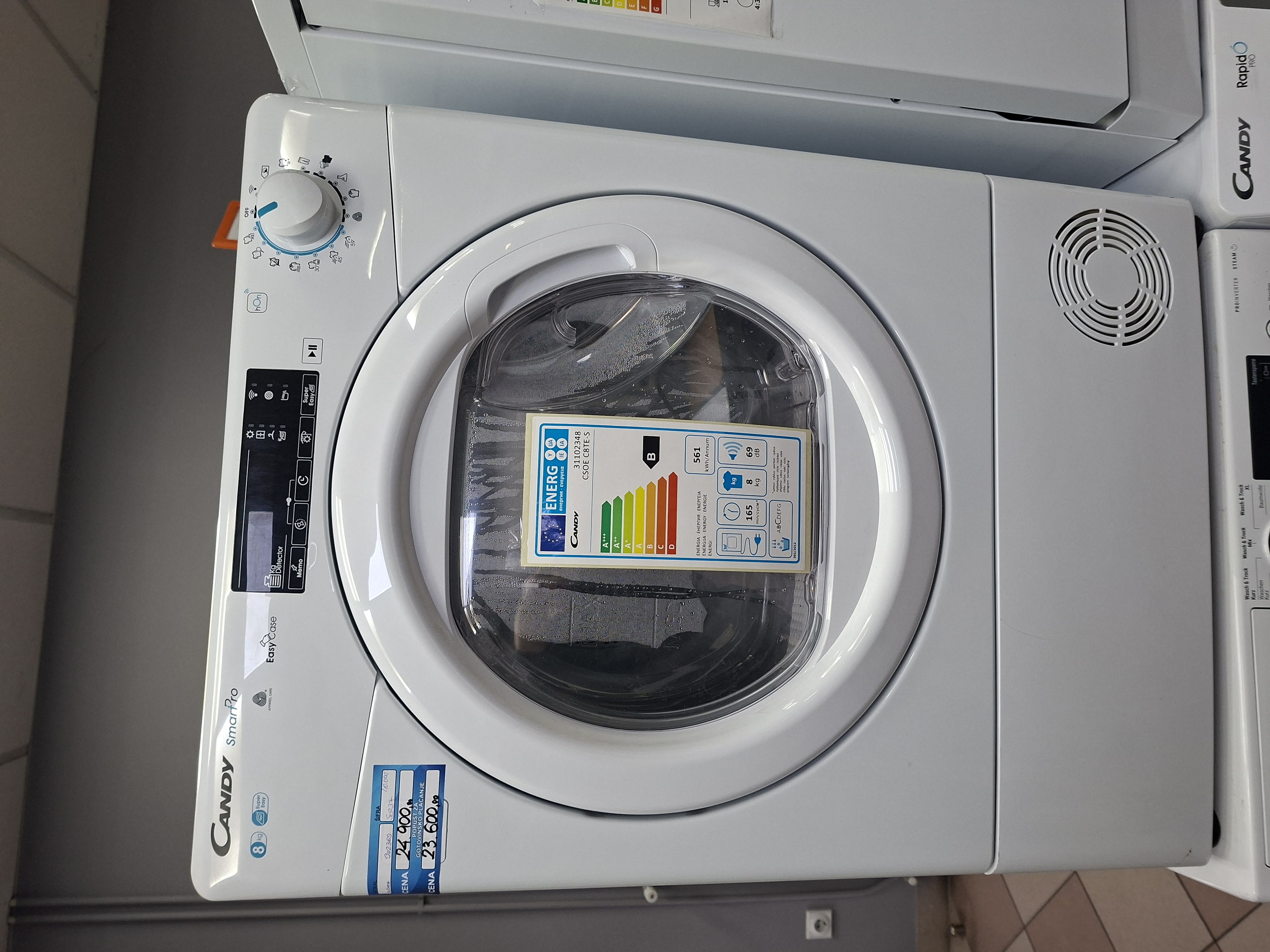 Sušara Candy CSOE C8TE-S , 8 kg