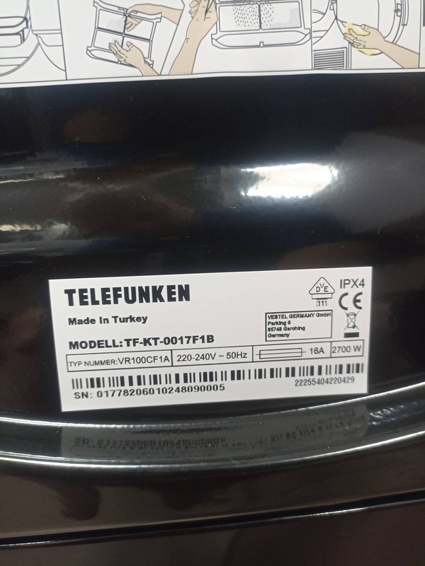 Mašina za sušenje veša Telefunken TF-KT-0017F1B , 7 kg