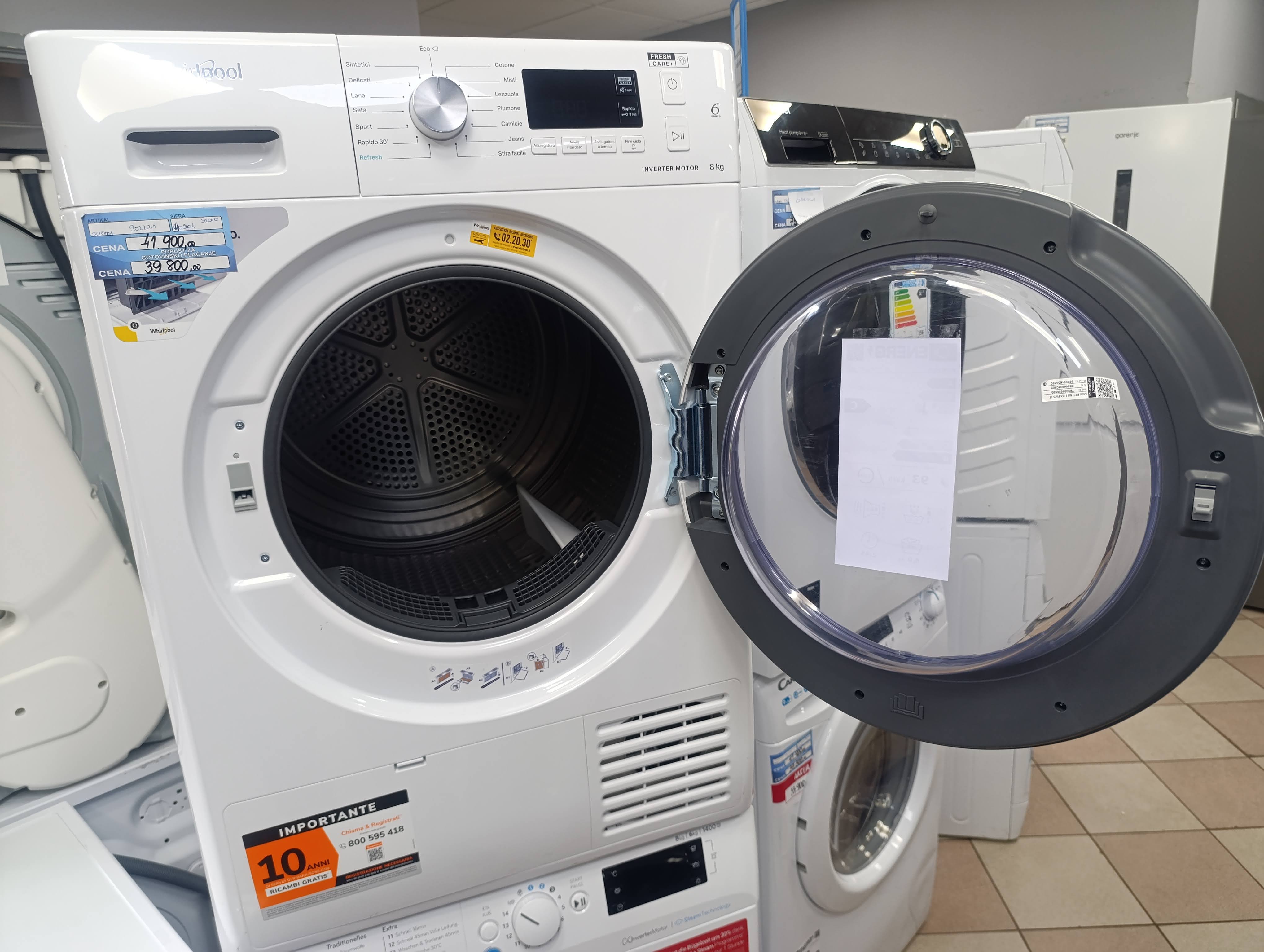 Sušara Whirlpool FFT M11 8X3WS IT, 8kg