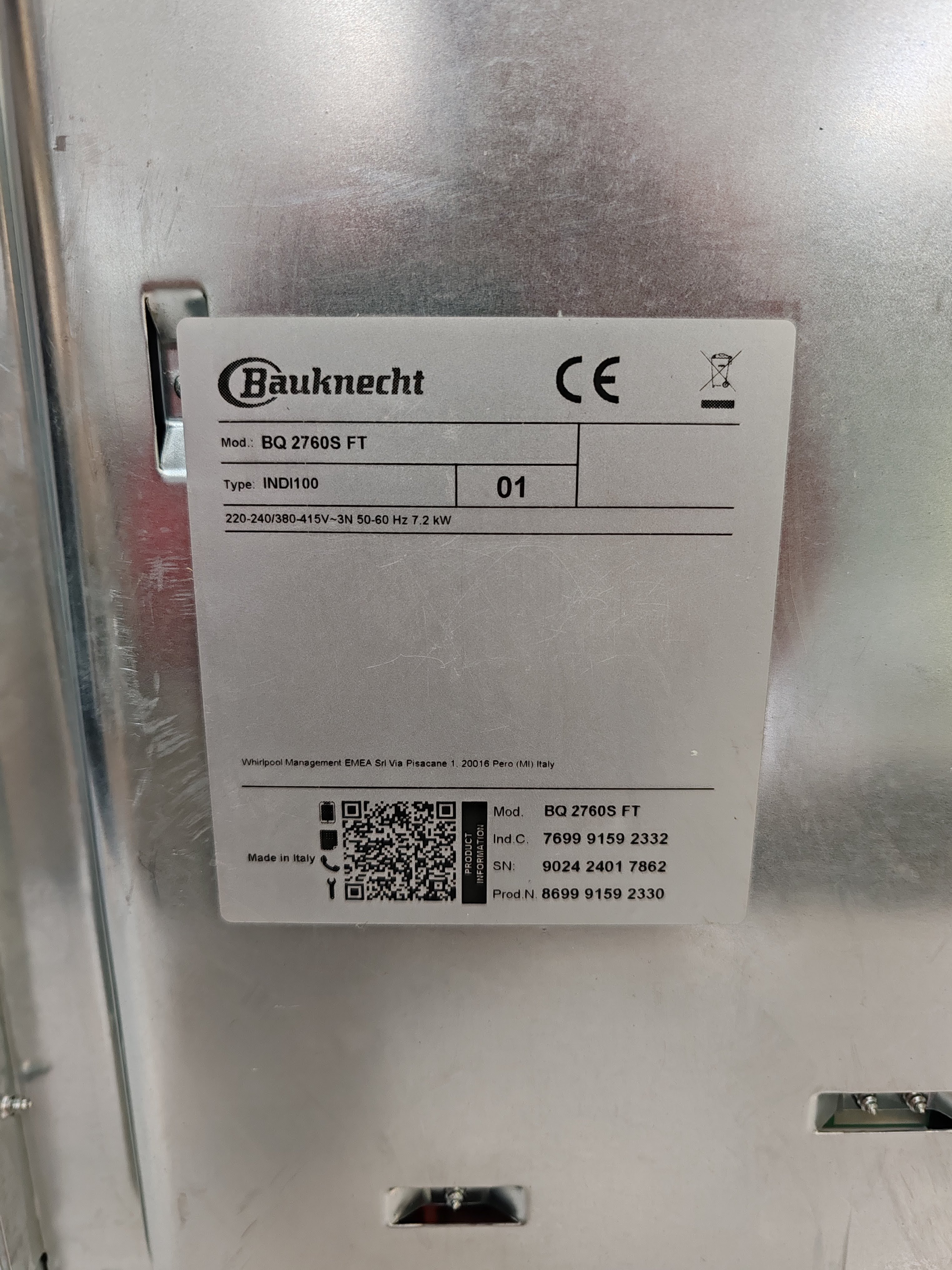Ugradna indukciona ploča Bauknecht BQ 2760S FT