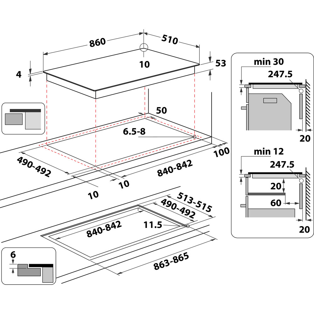 Ugradna indukciona Ploča Whirlpool SMF 778C/NE/IXL, Indukcija
