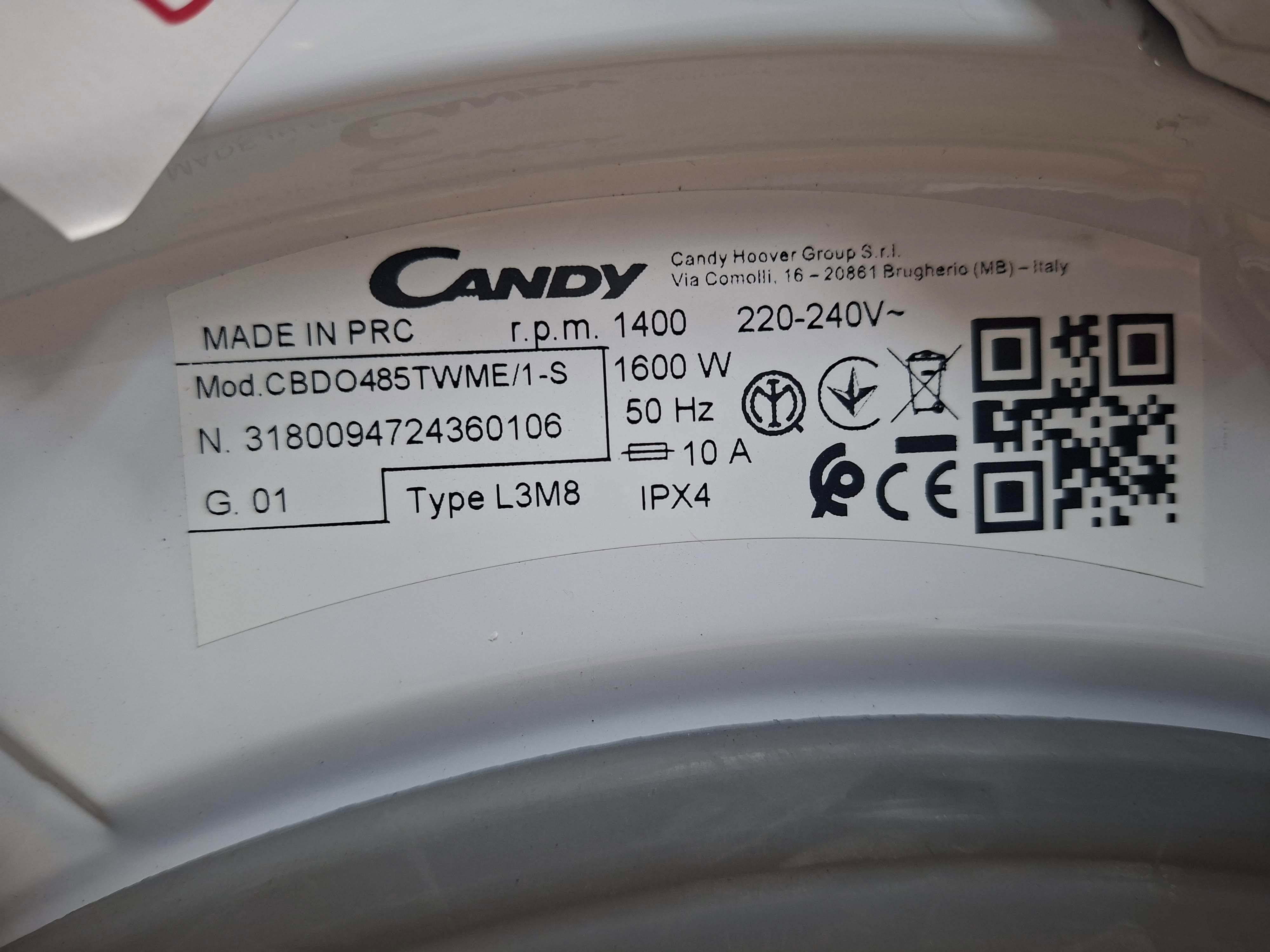 Ugradna Mašina za pranje i sušenje veša Candy CBDO485TWME/1-S,8+5 kg