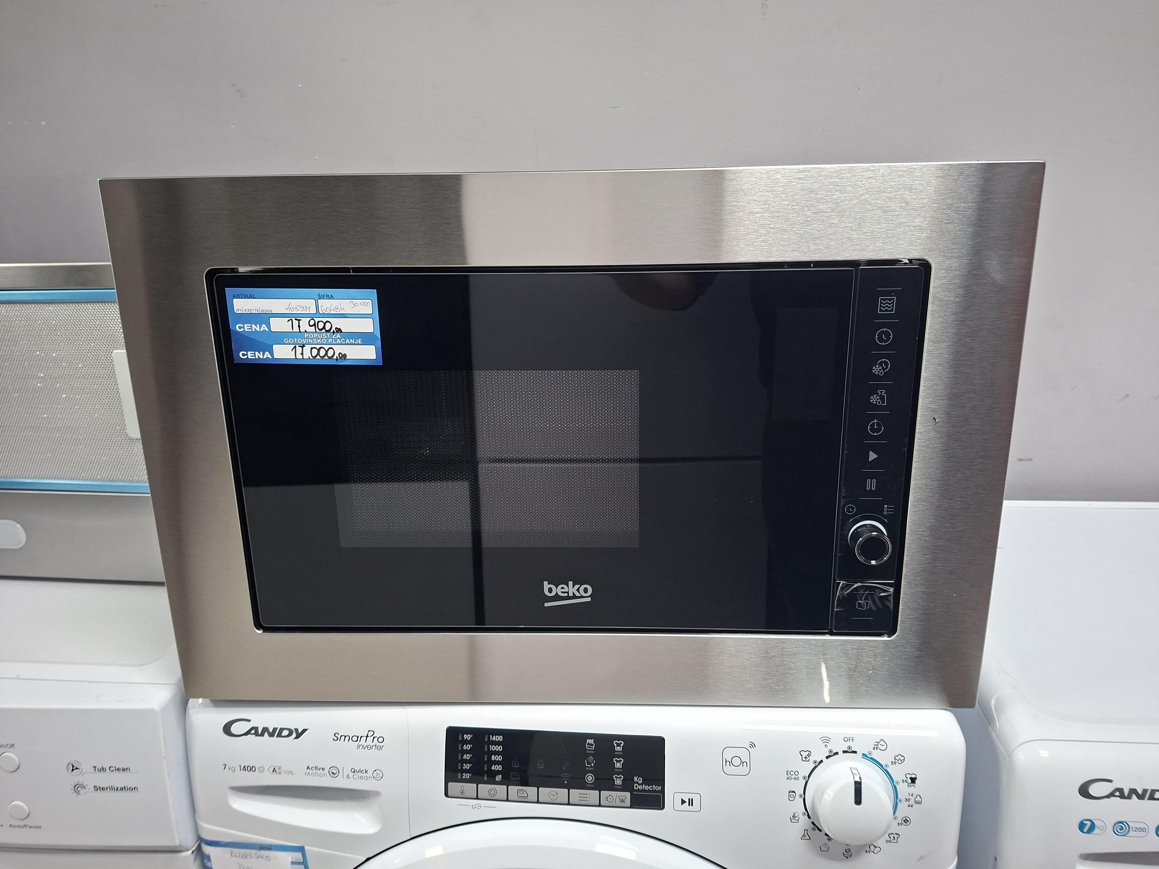 Ugradna Mikrotalasna Beko BMOB 20231 X , 20L