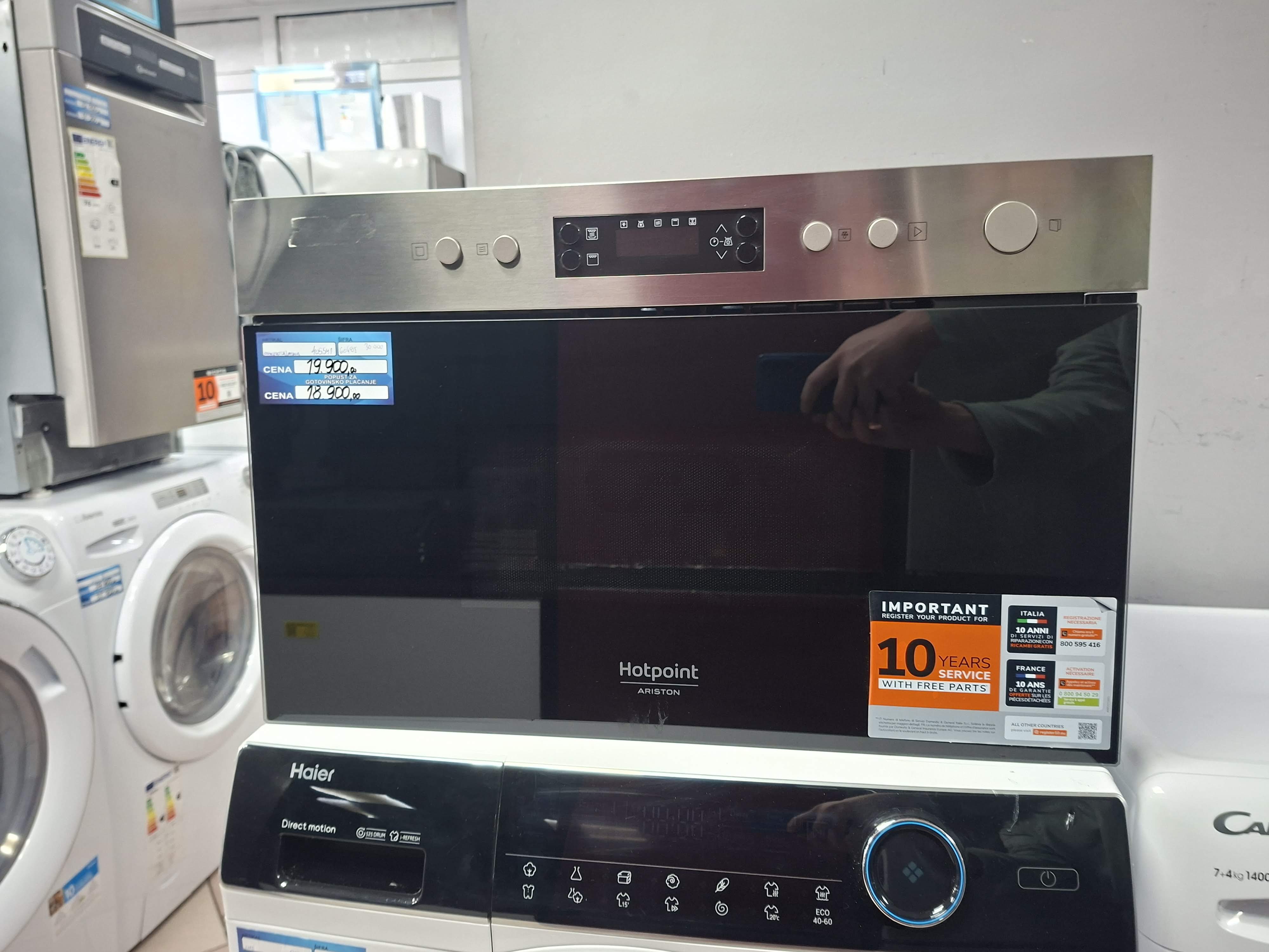 Ugradna mikrotalasna Hotpoint Ariston HAM K12C X , 22l.