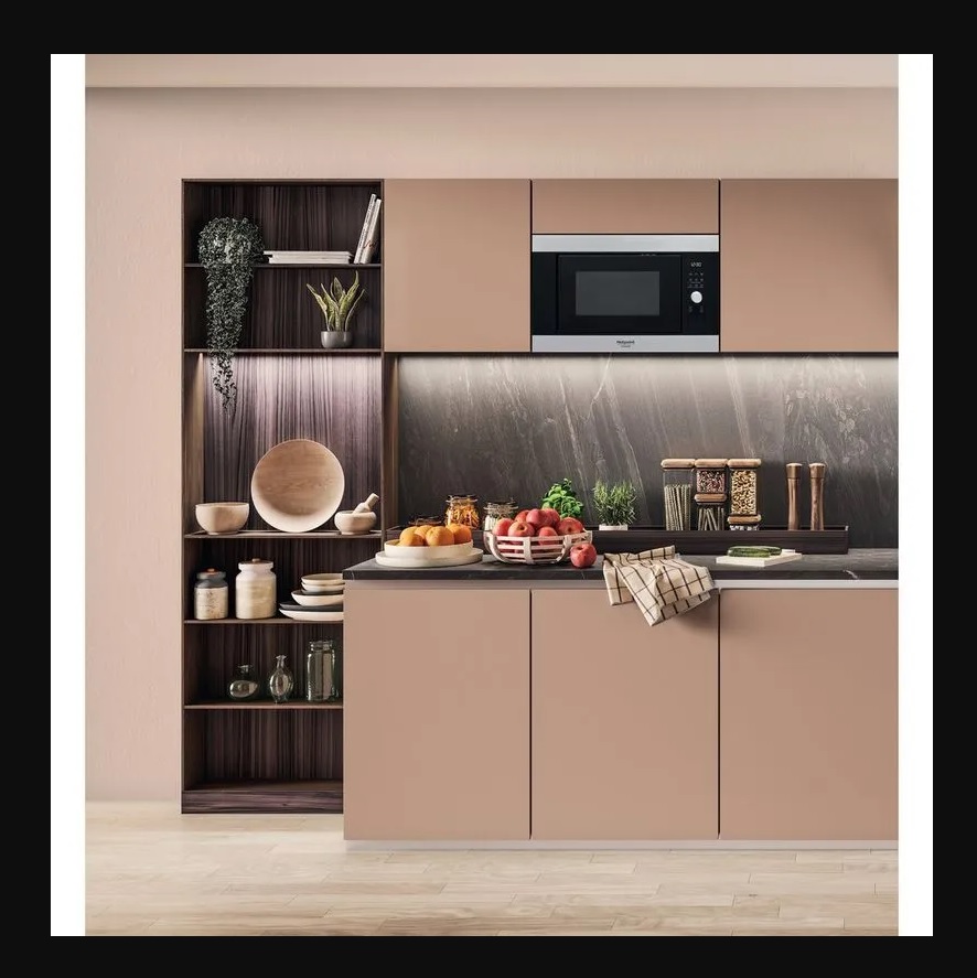 Ugradna mikrotalasna Hotpoint Ariston MF25G IX HA, 20 l