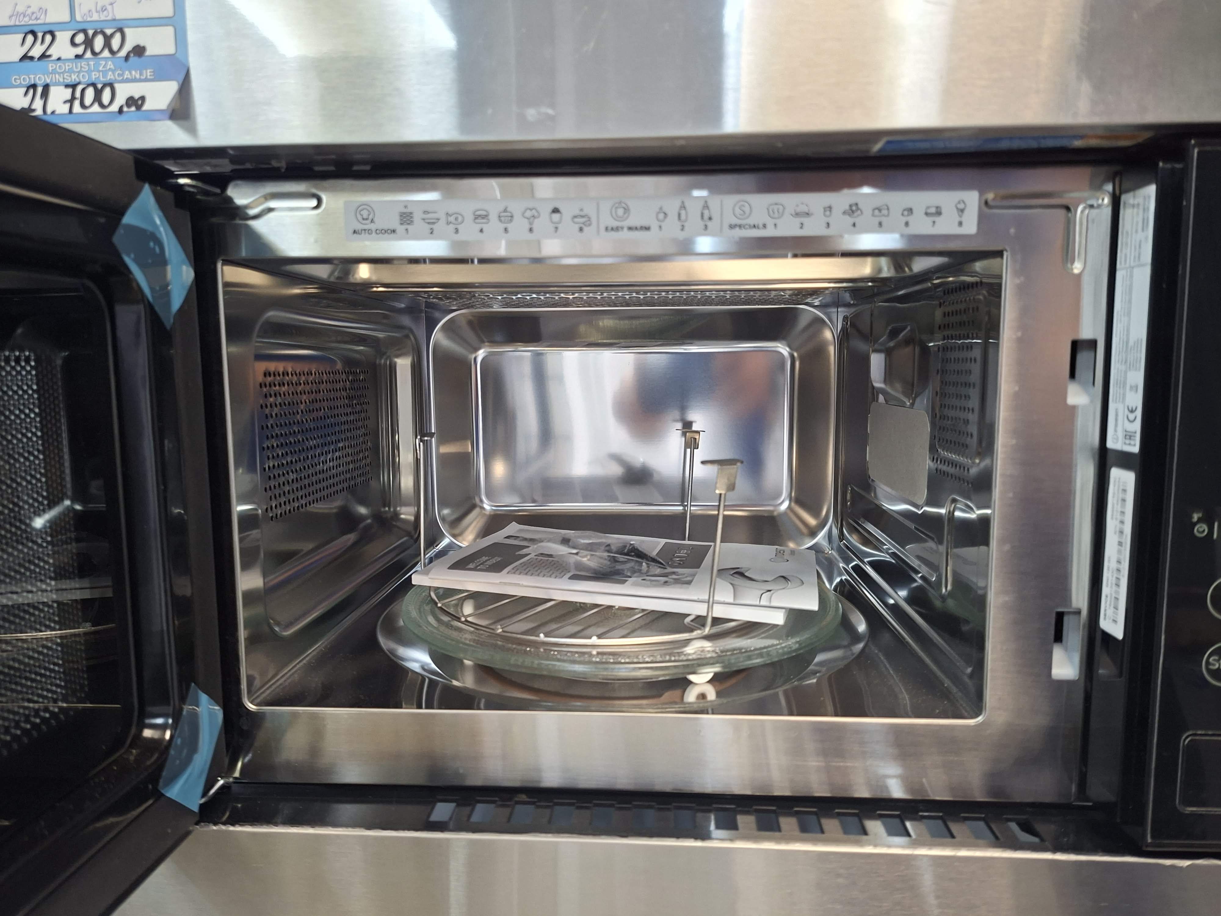 Ugradna Mikrotalasna Indesit MWI 120 GX, 20L