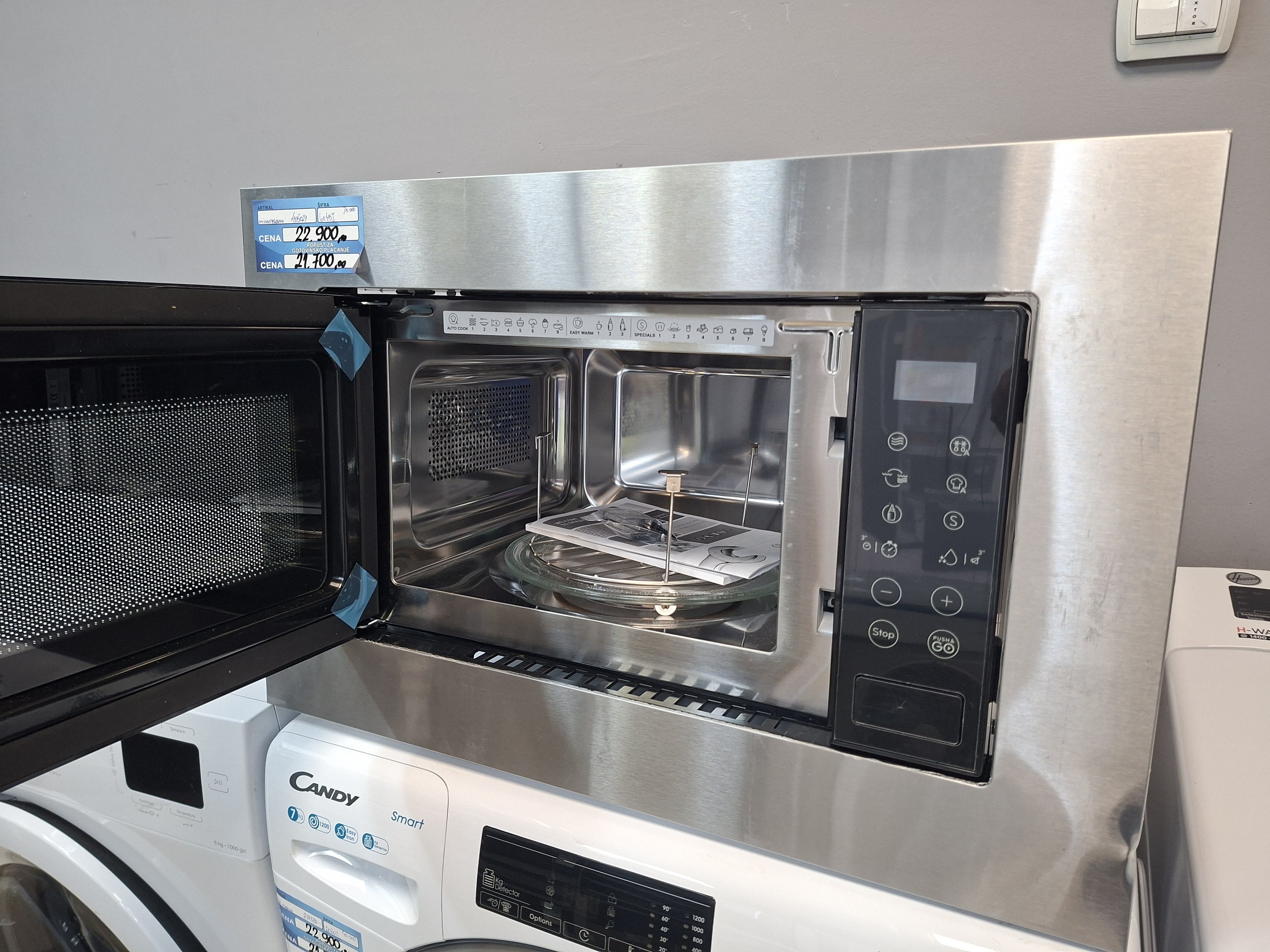 Ugradna Mikrotalasna Indesit MWI 120 GX, 20L