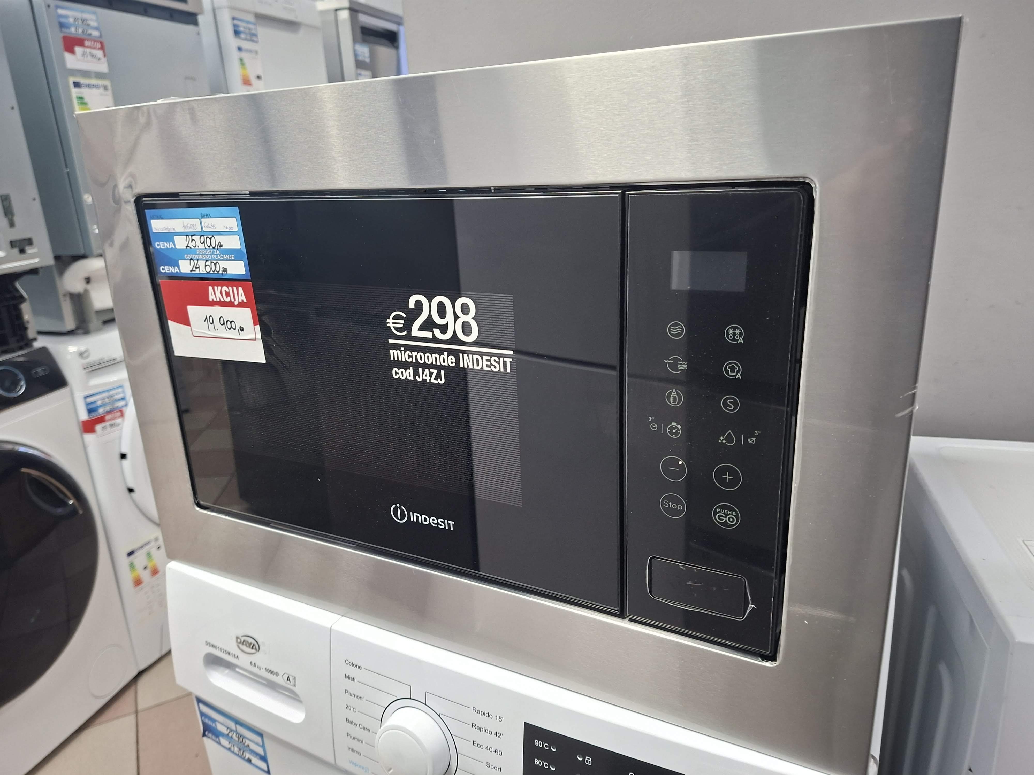 Ugradna Mikrotalasna NOVA Indesit MWI 125 GX, 25L , 25L