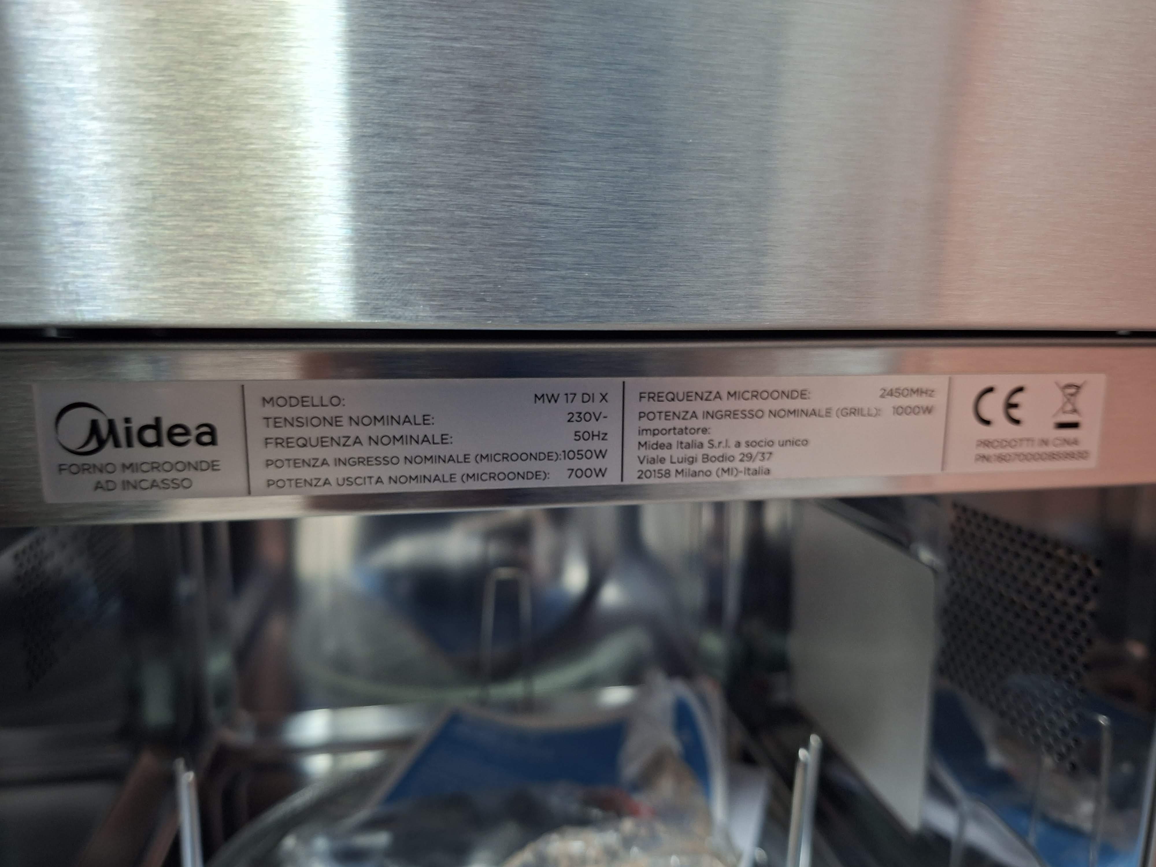 Ugradna Mikrotalasna Midea MW 17 DI X , 17 L