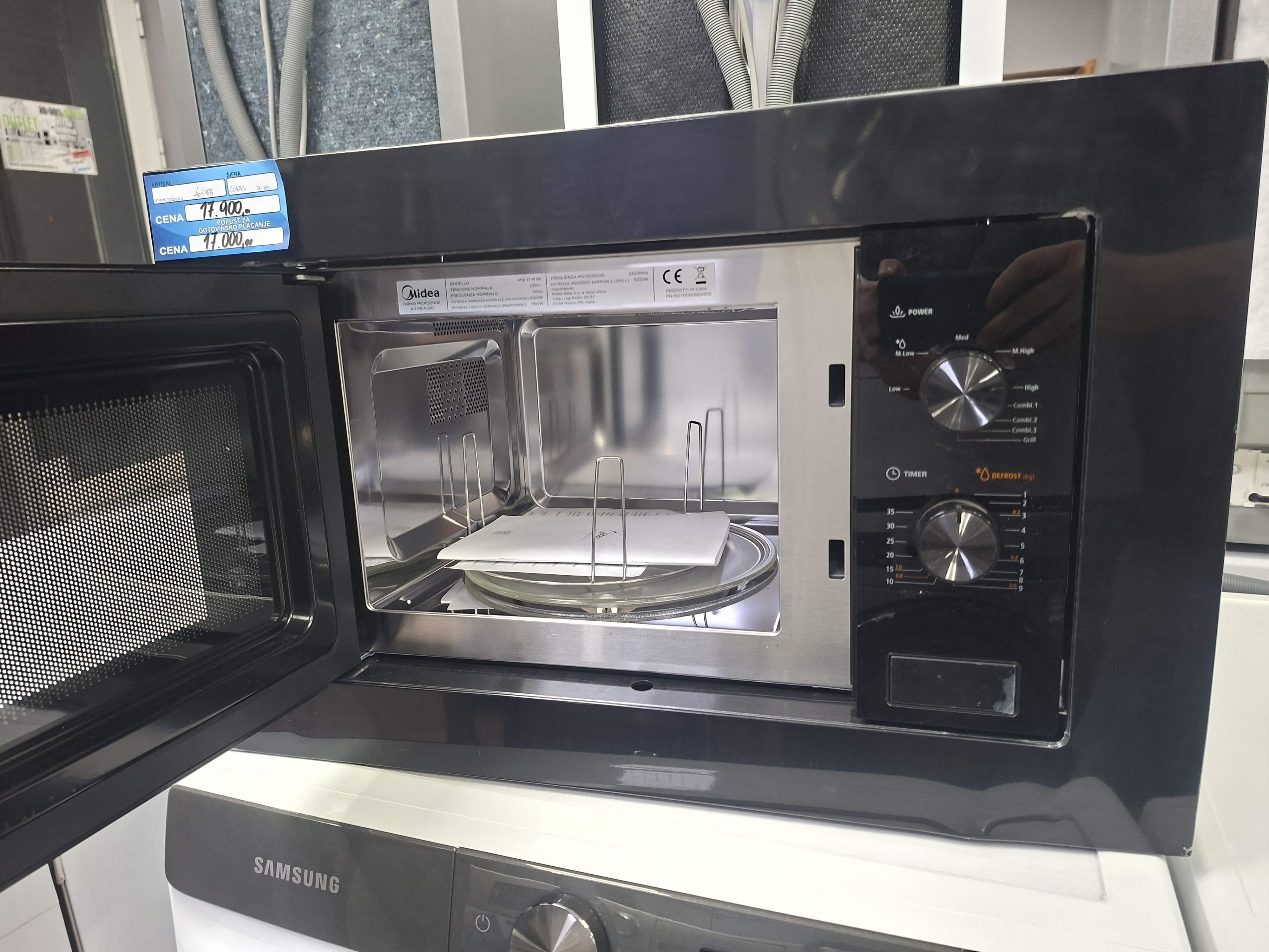 Ugradna Mikrotalasna Midea MW 17 M BK , 17L