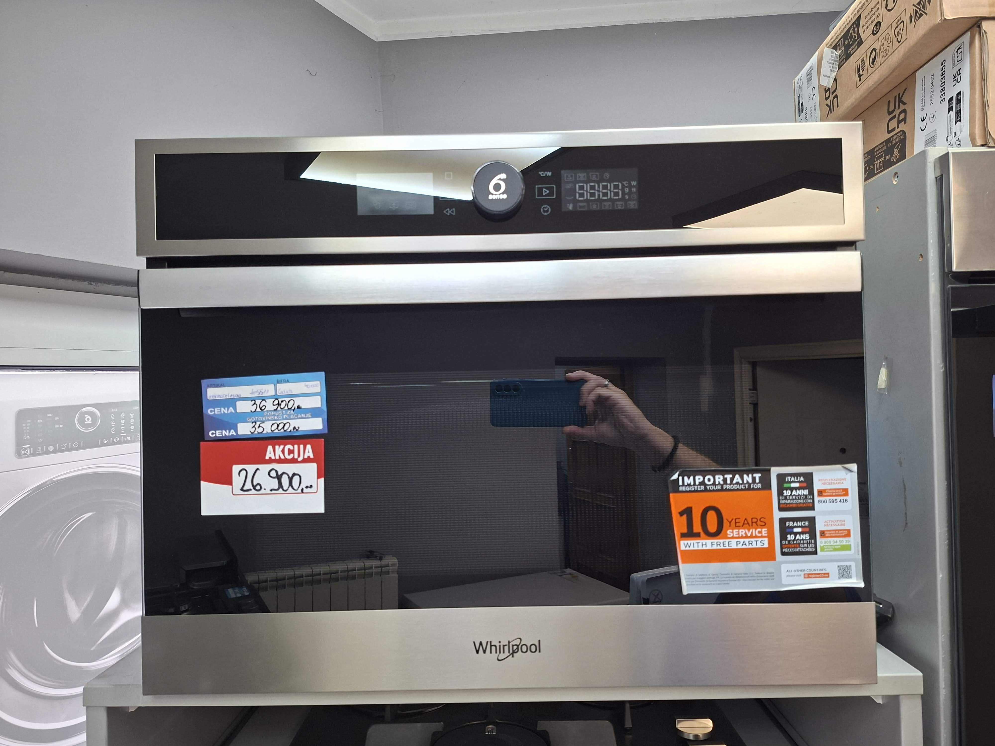 Ugradna Mikrotalasna Whirlpool WMW47HMXI (2), 40L