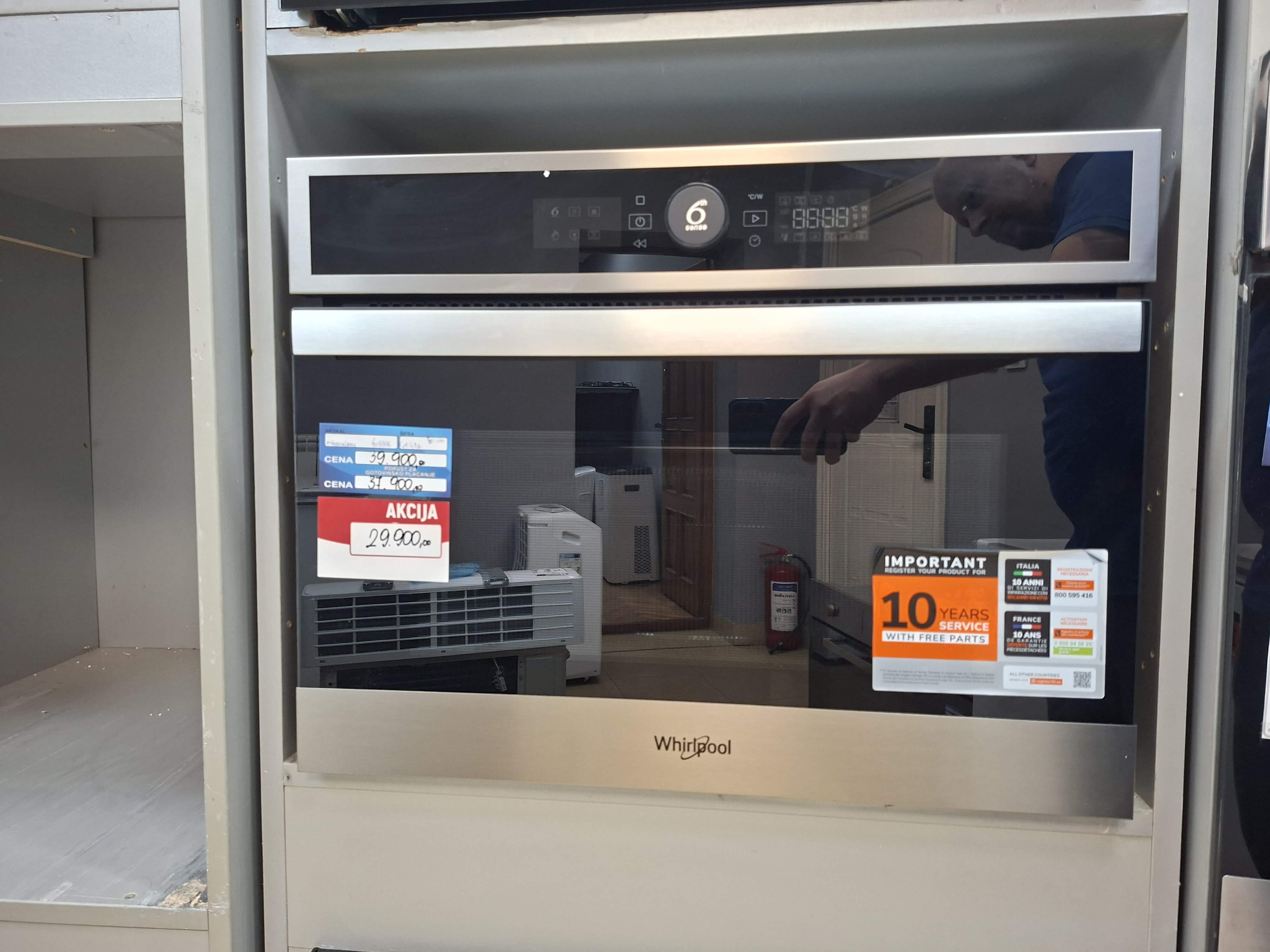 Ugradna Mikrotalasna Whirlpool WMW47HMXI, 40L