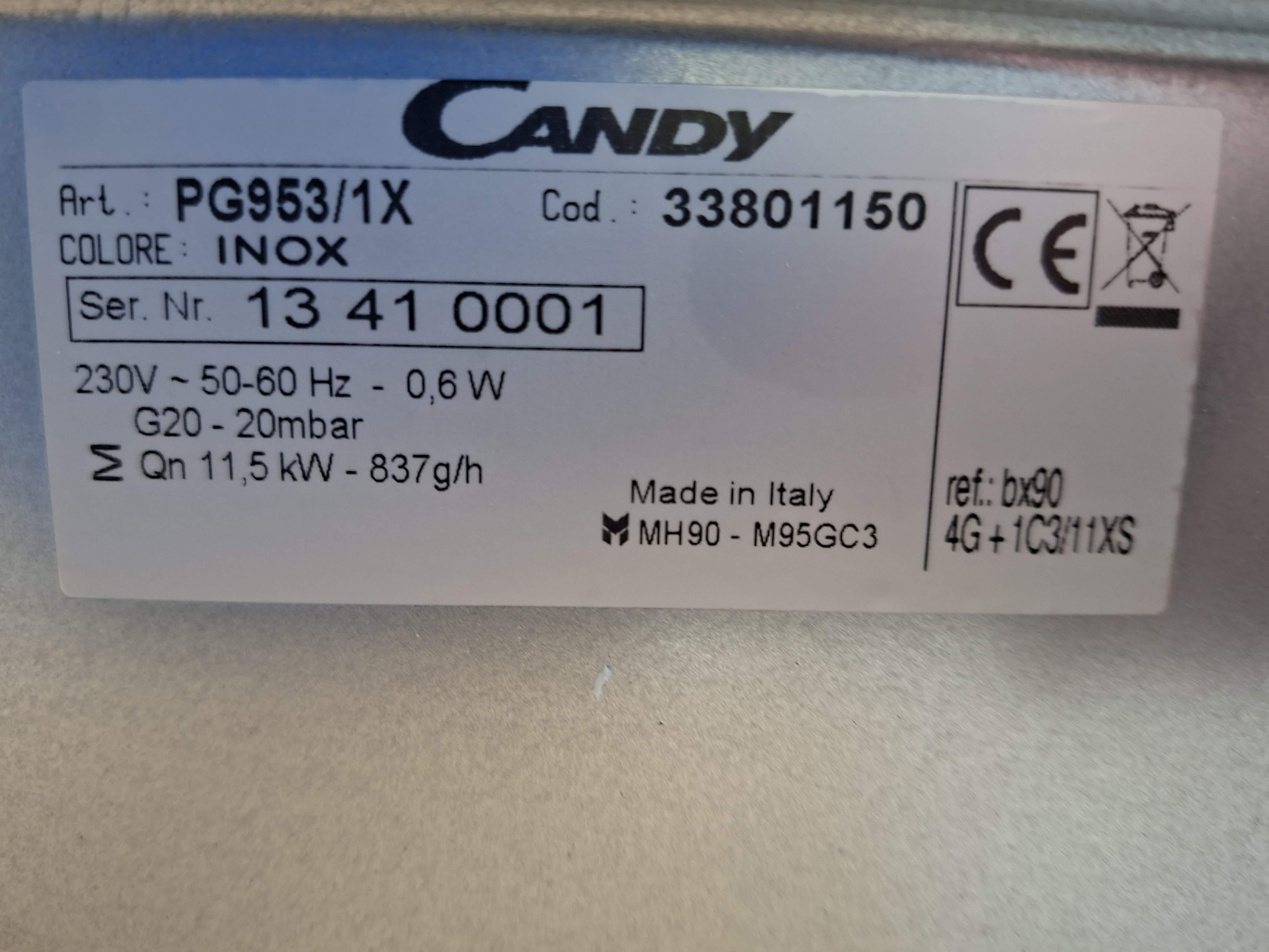 Ugradna Plinska Ploča Candy PG 953/1 X , 90 cm.