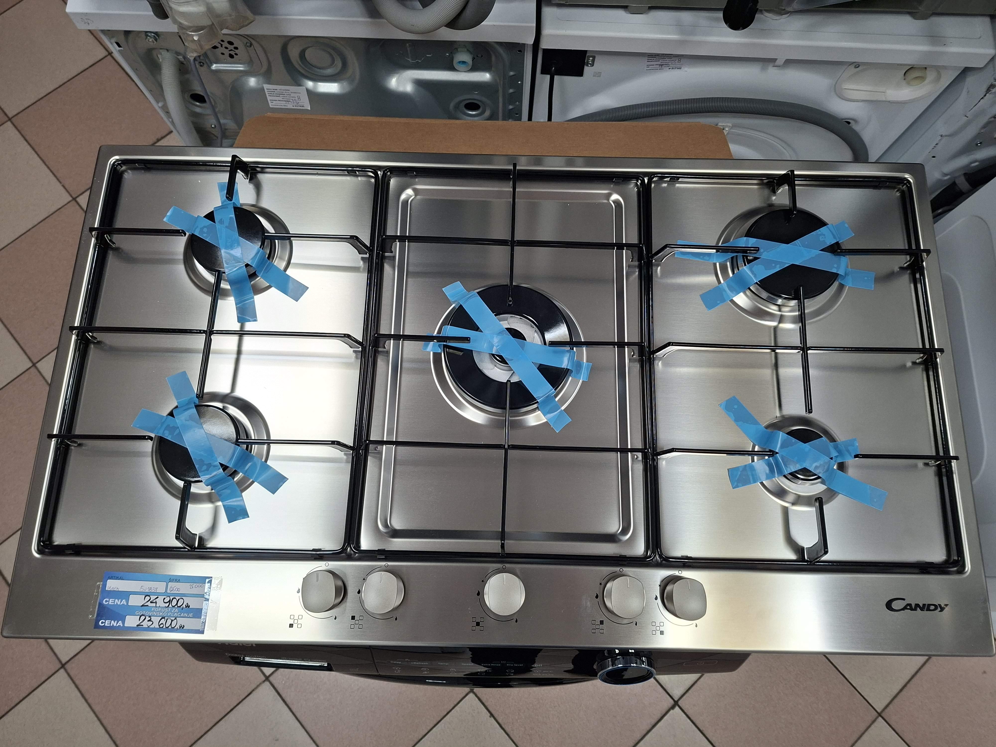 Ugradna Plinska Ploča Candy PG 953/1 X , 90 cm.