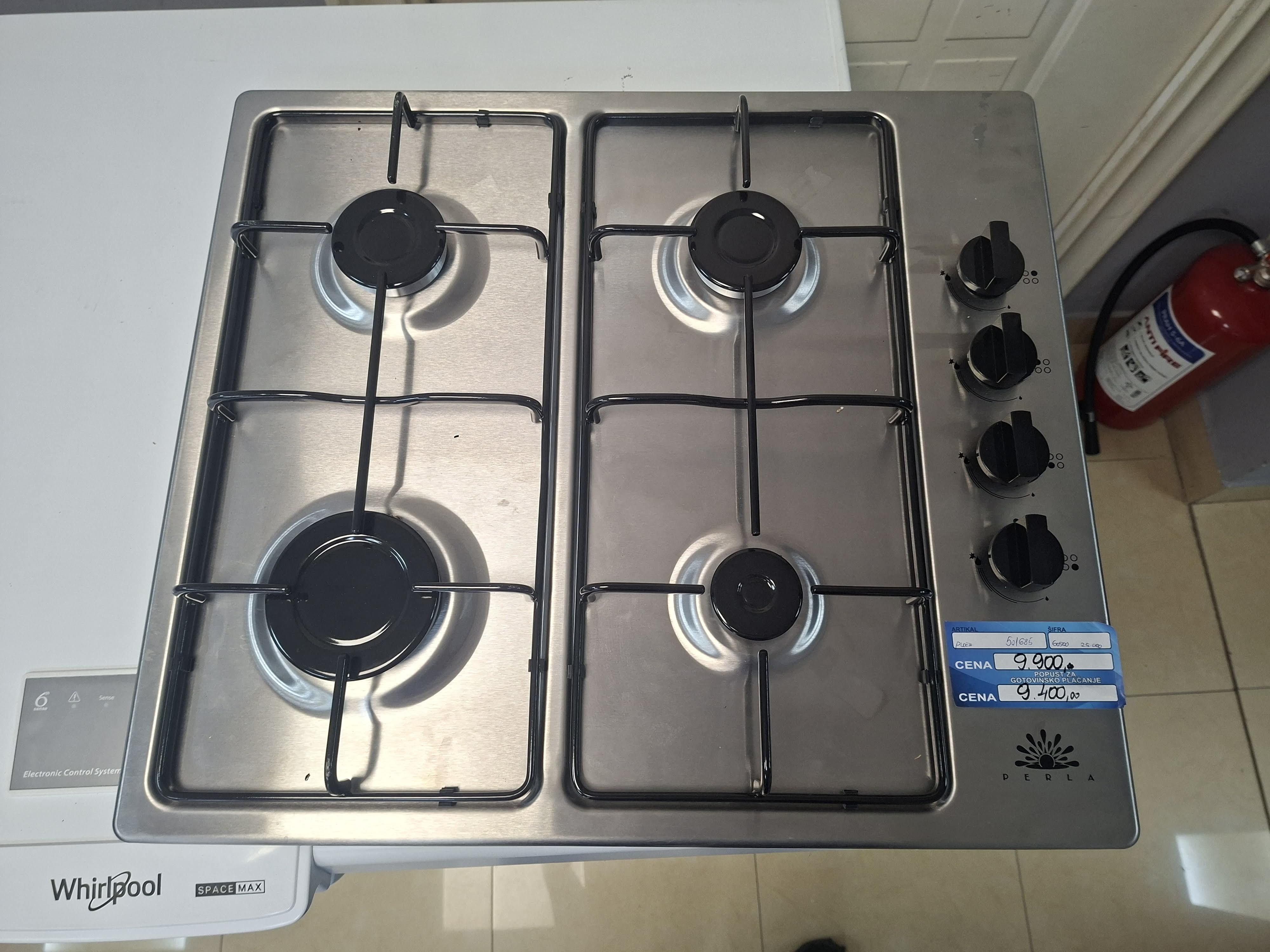 Ugradna Plinska Ploča Perla PEBGH13BK , 60 cm.
