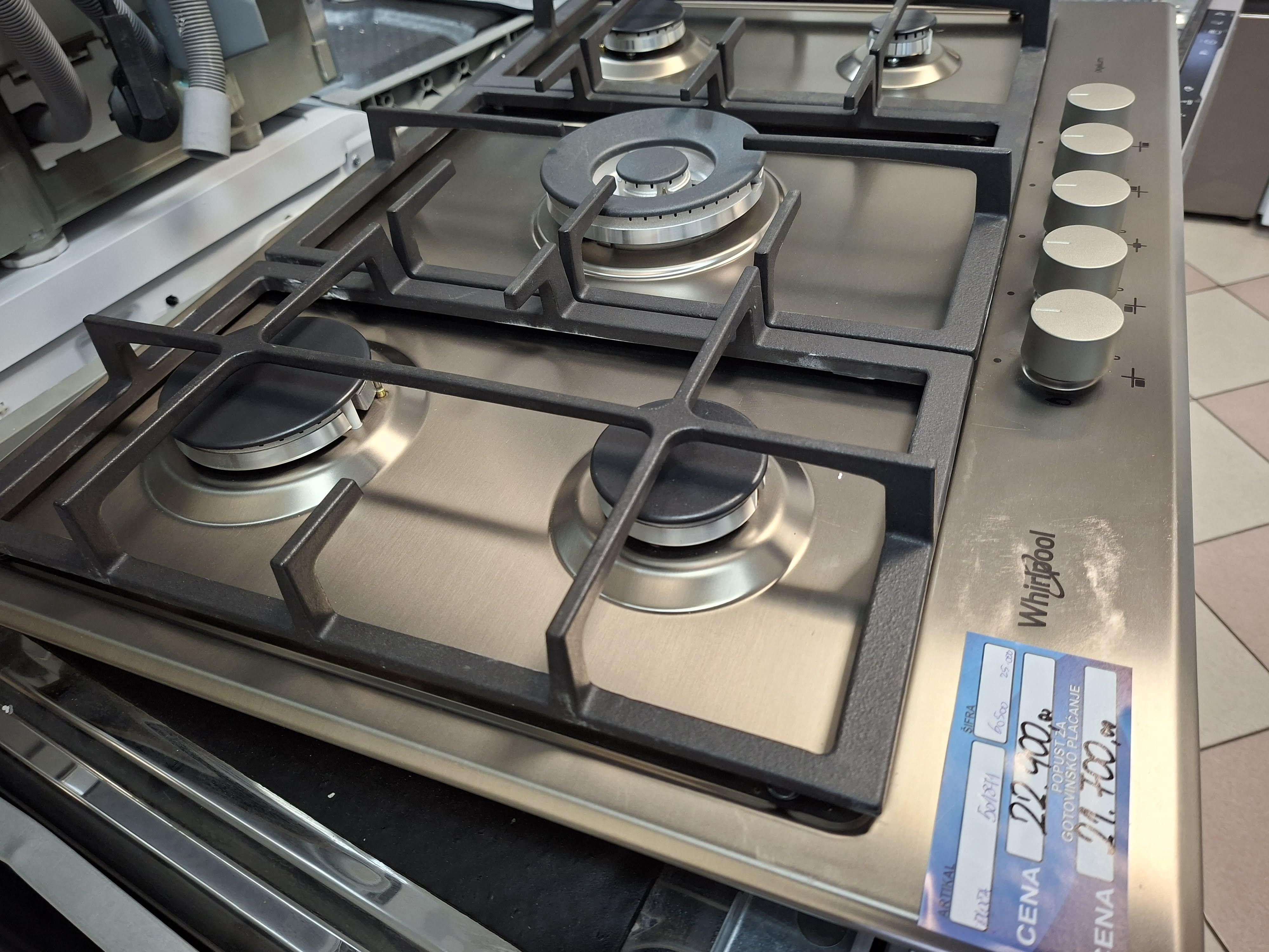 Ugradna Plinska Ploca Whirlpool GMR 7522/IXL , Ixelium