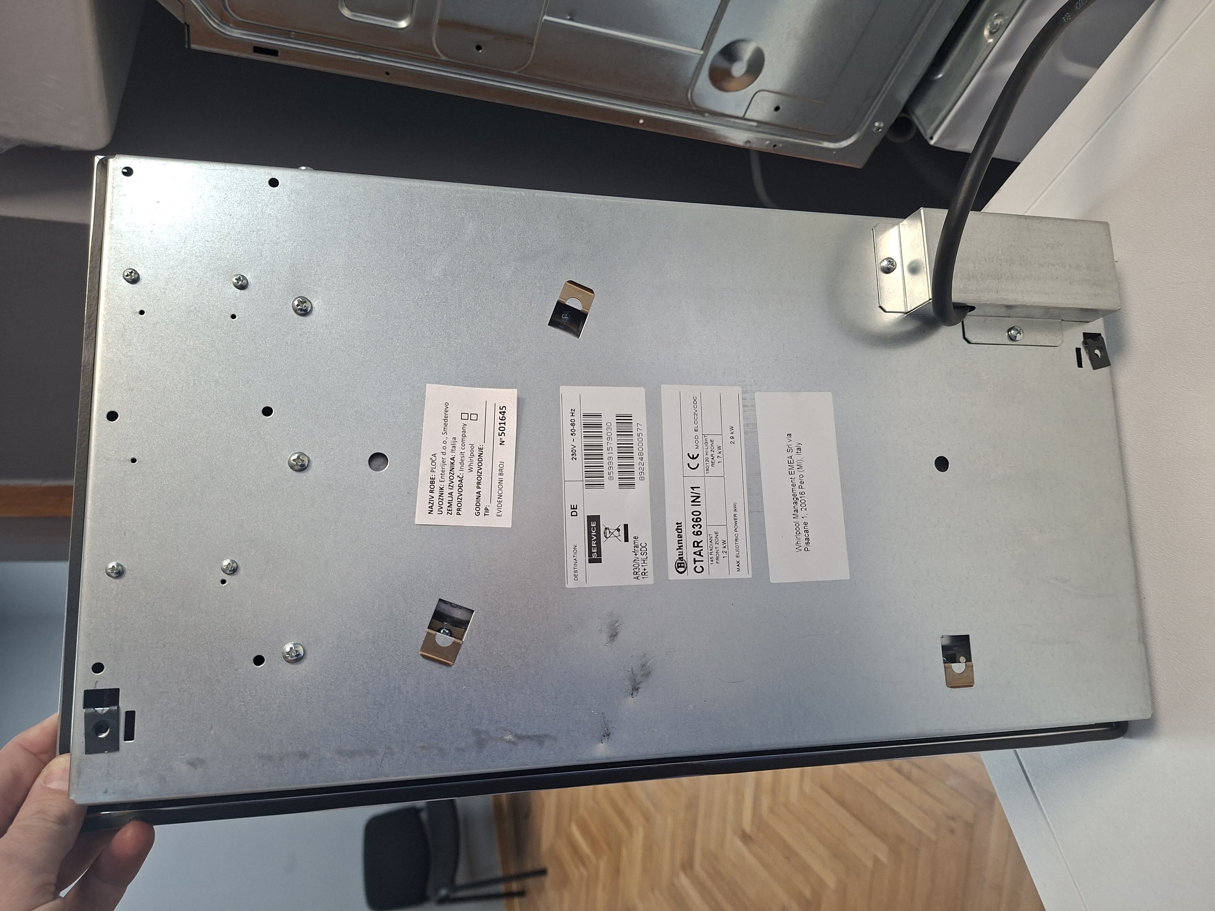 Ugradna ploča Bauknecht CTAR 6360 IN/1