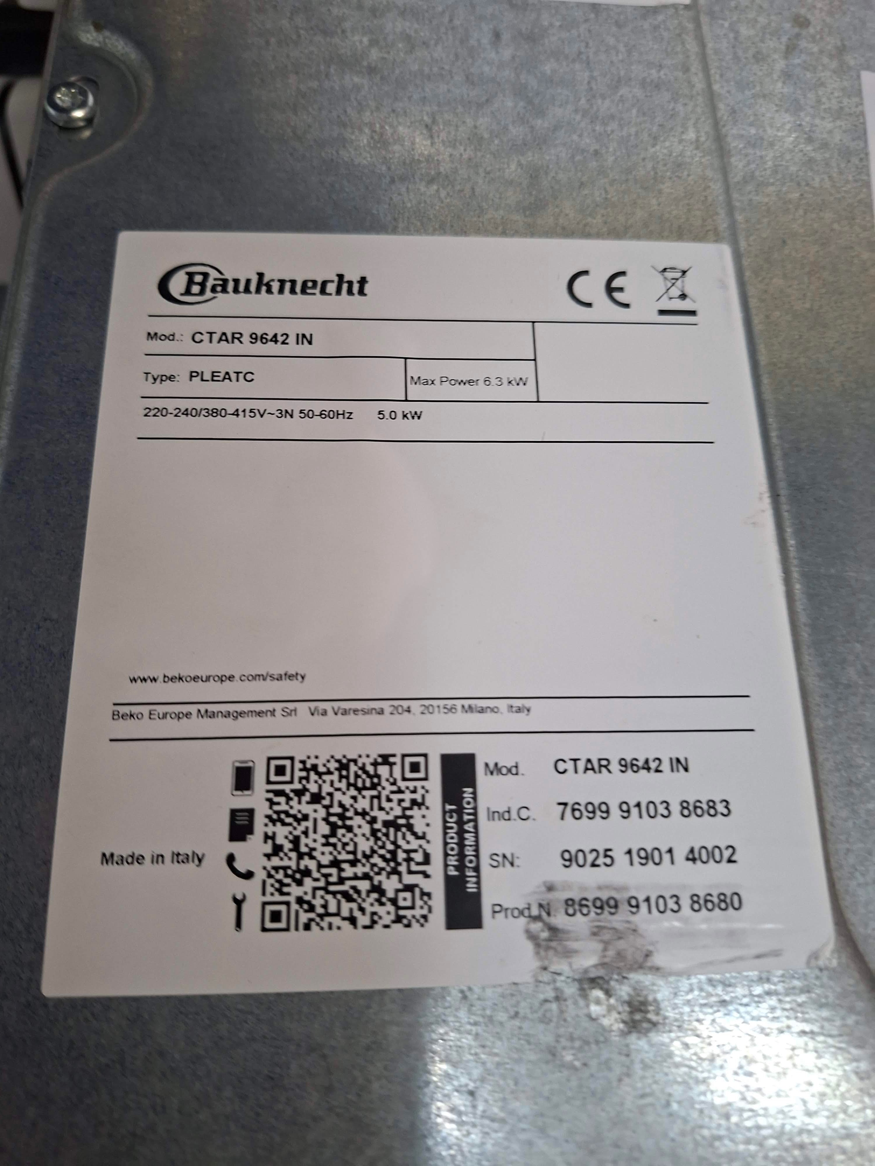 Ugradna ploča Bauknecht CTAR 9642 IN