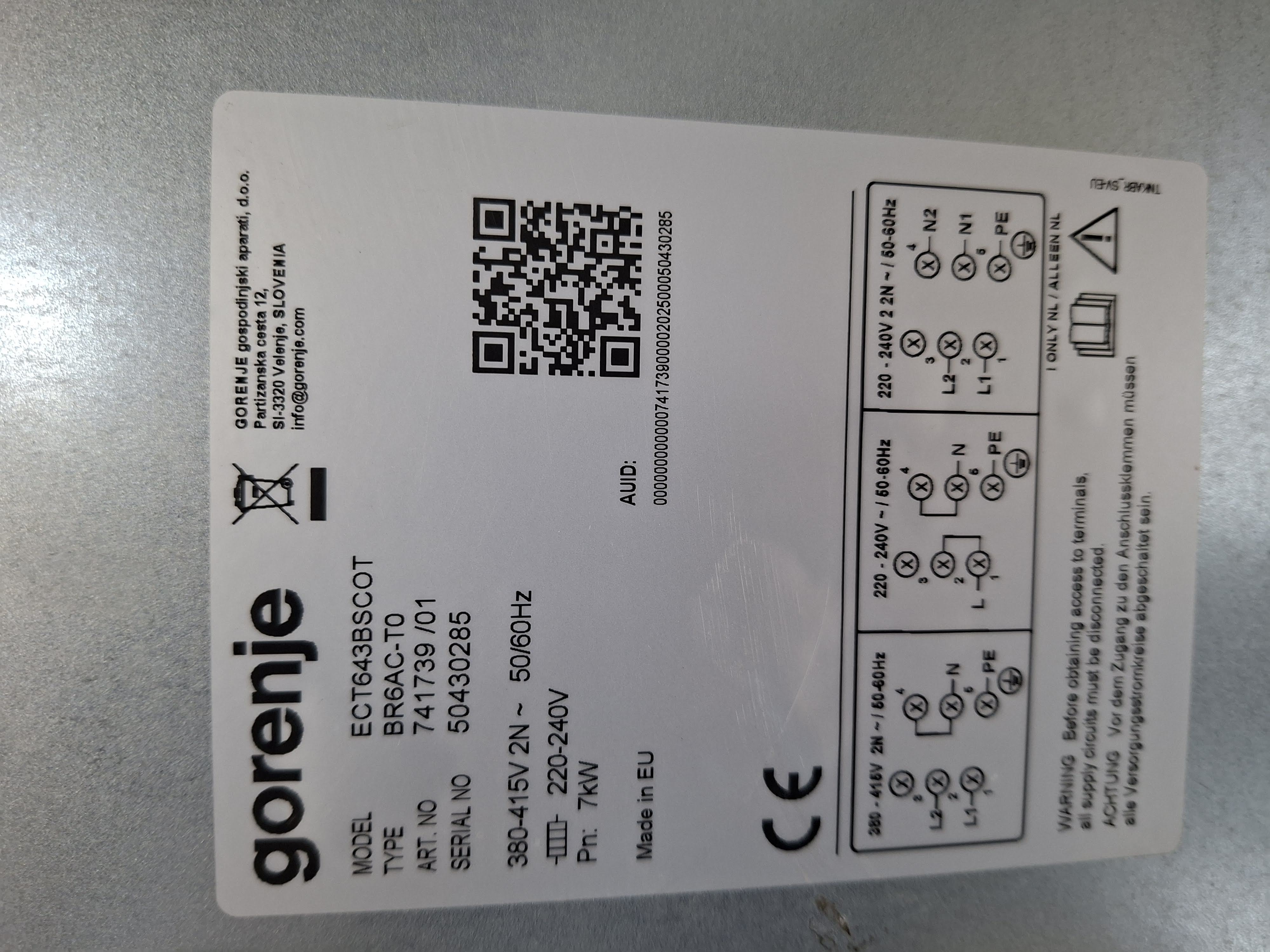 Ugradna Ploča Gorenje ECT643BSCOT , 60 cm.