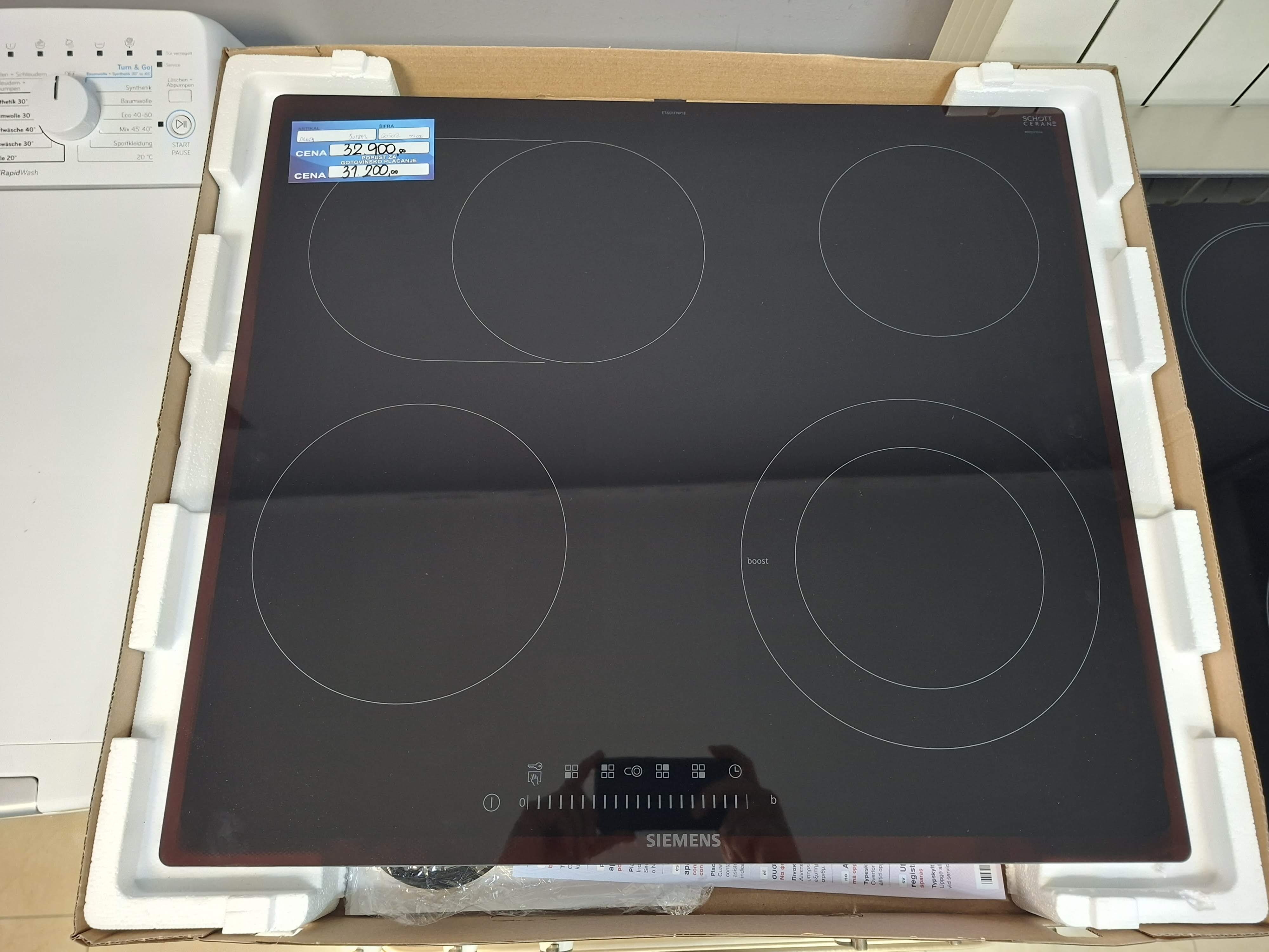 Ugradna Ploča Simens ET601FNP1E/11 , 60 cm.