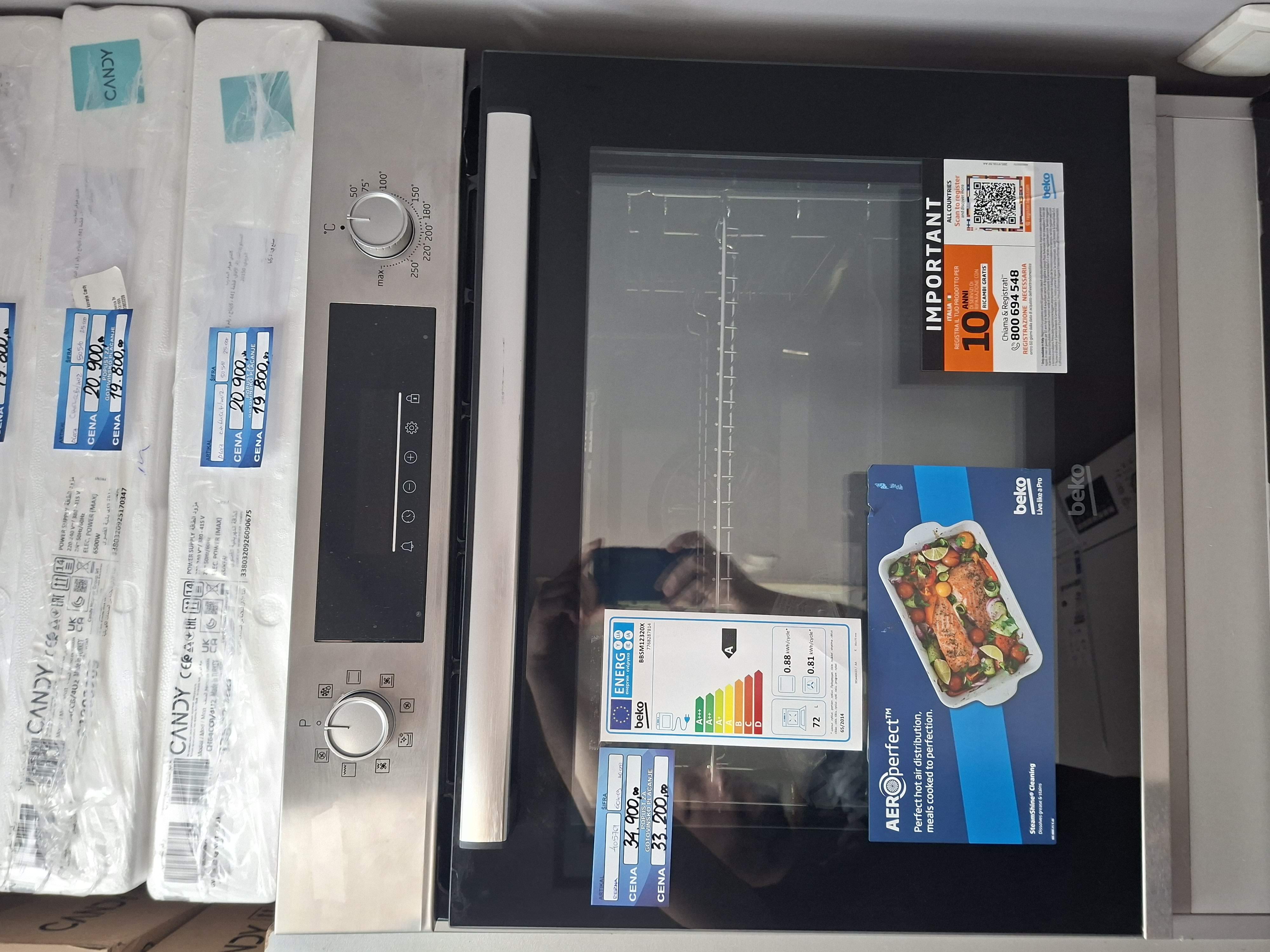 Ugradna Rerna Beko BBSM12320X, 72l
