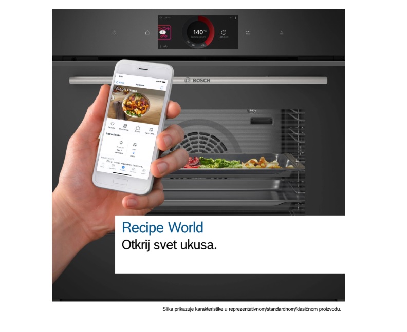 Ugradna Rerna Bosch serija 8 HRG7761B1 , 71l