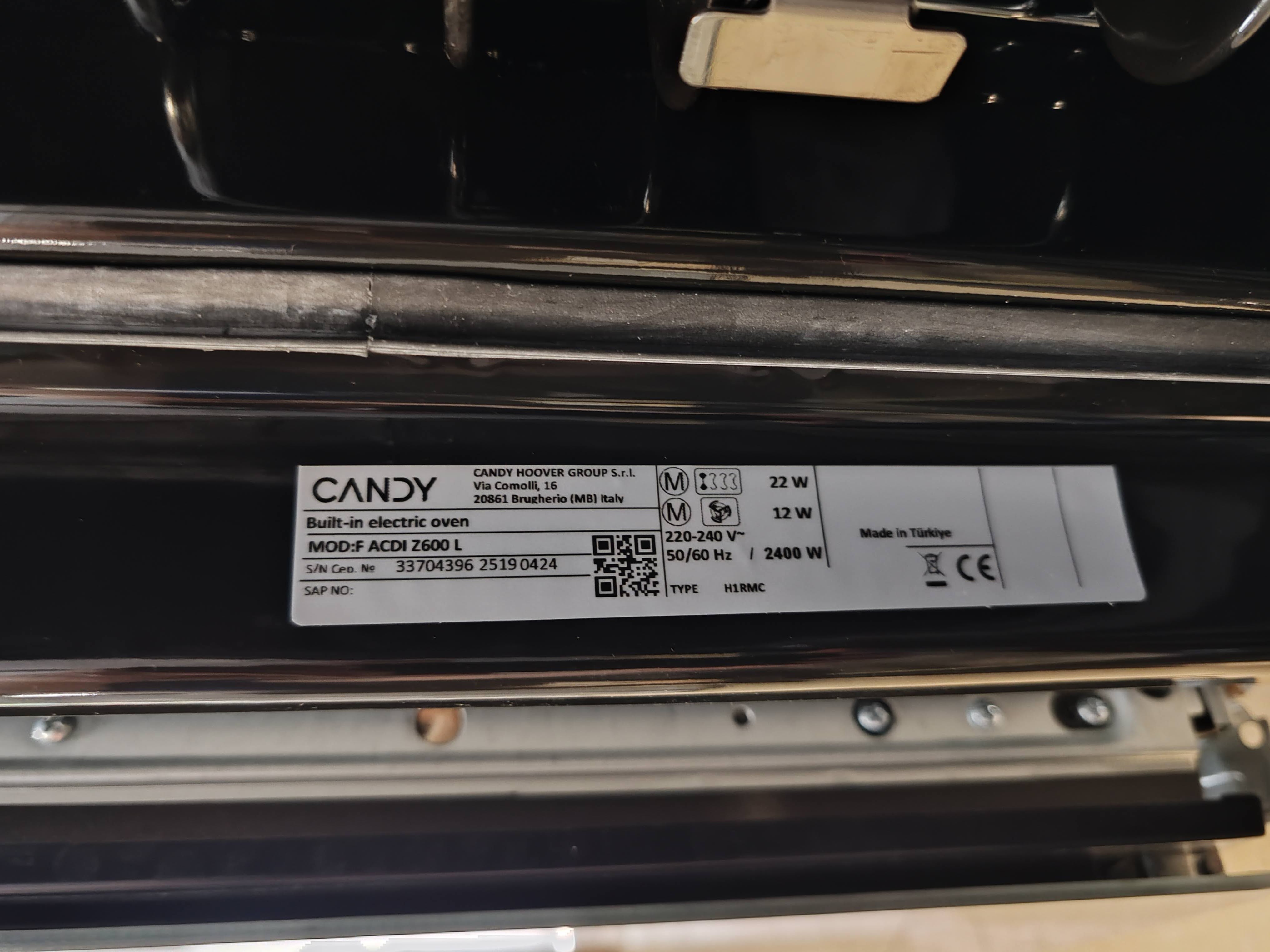 Ugradna Rerna  Candy F ACDI Z600 L , 70L