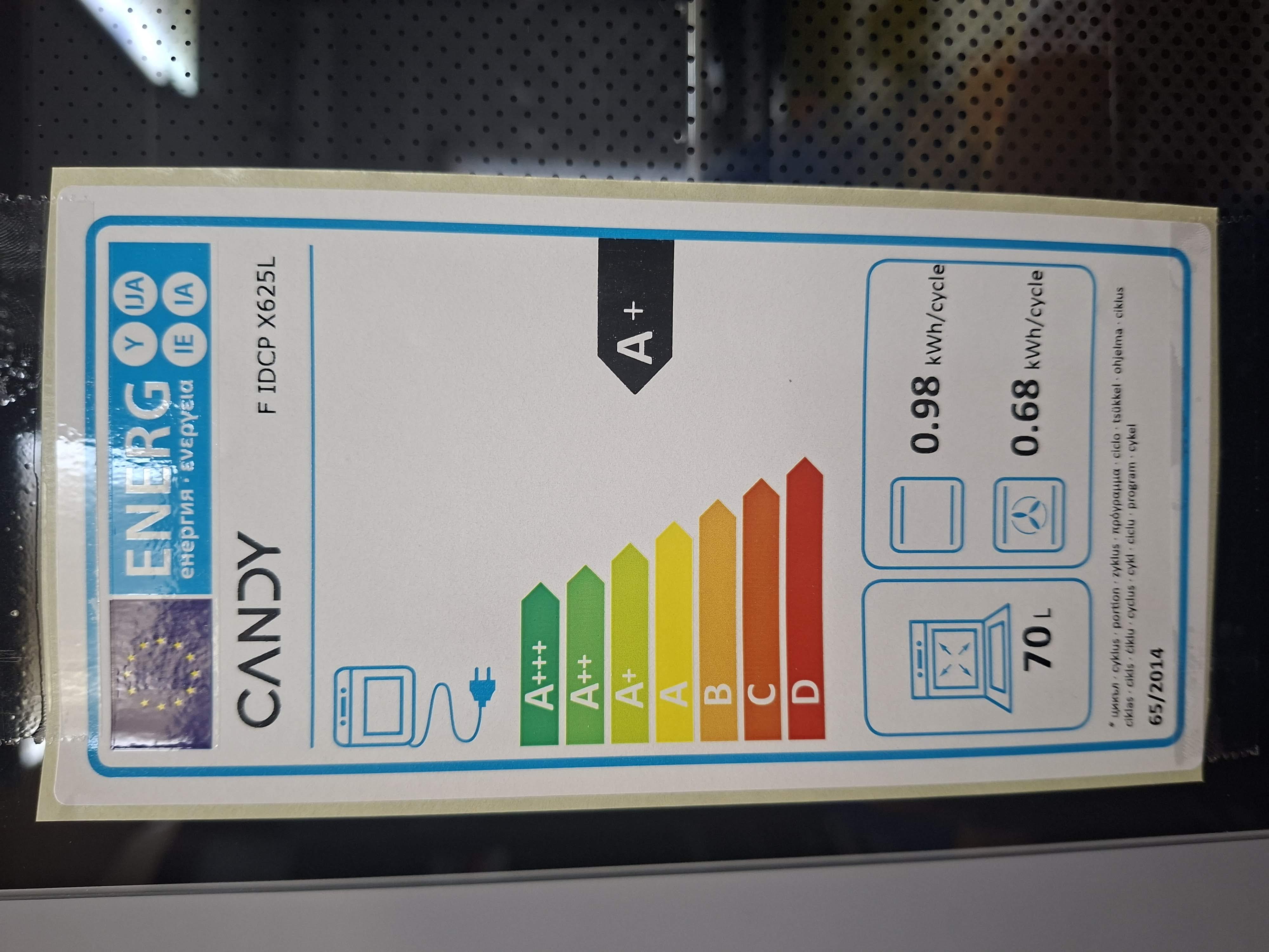 Ugradna Rerna Candy F IDCP X625 L , 70L