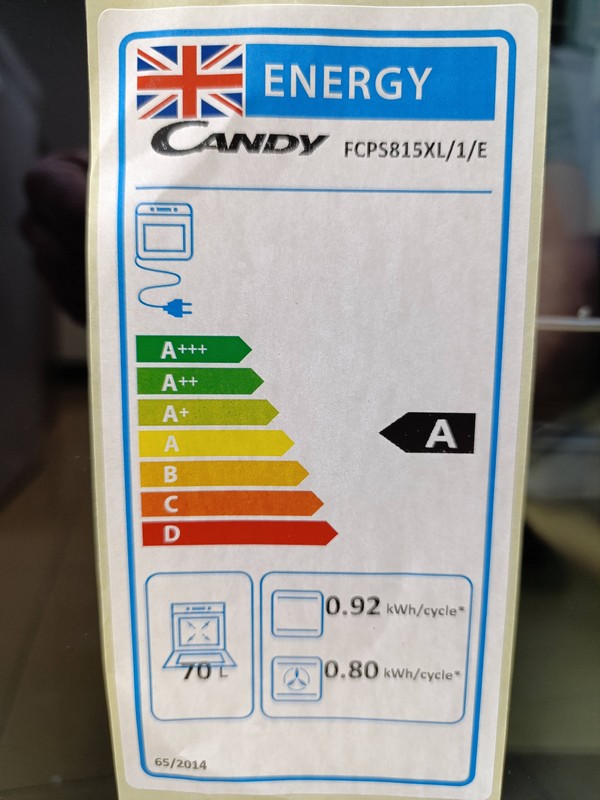 Ugradna Rerna Candy FCPS 815 XL/1/E , 70L