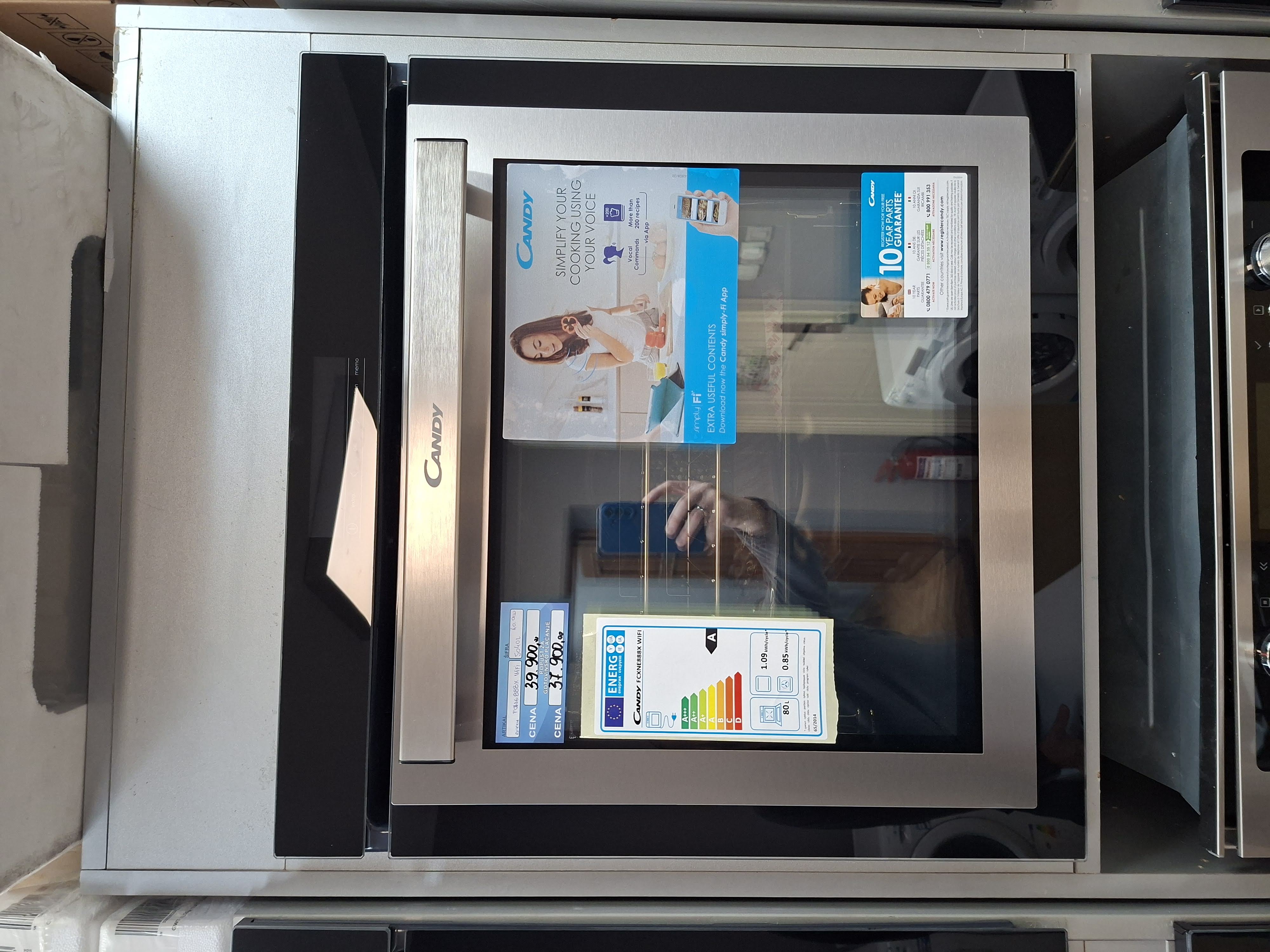 Ugradna Rerna Candy FCXNE888X WIFI, 80 litara