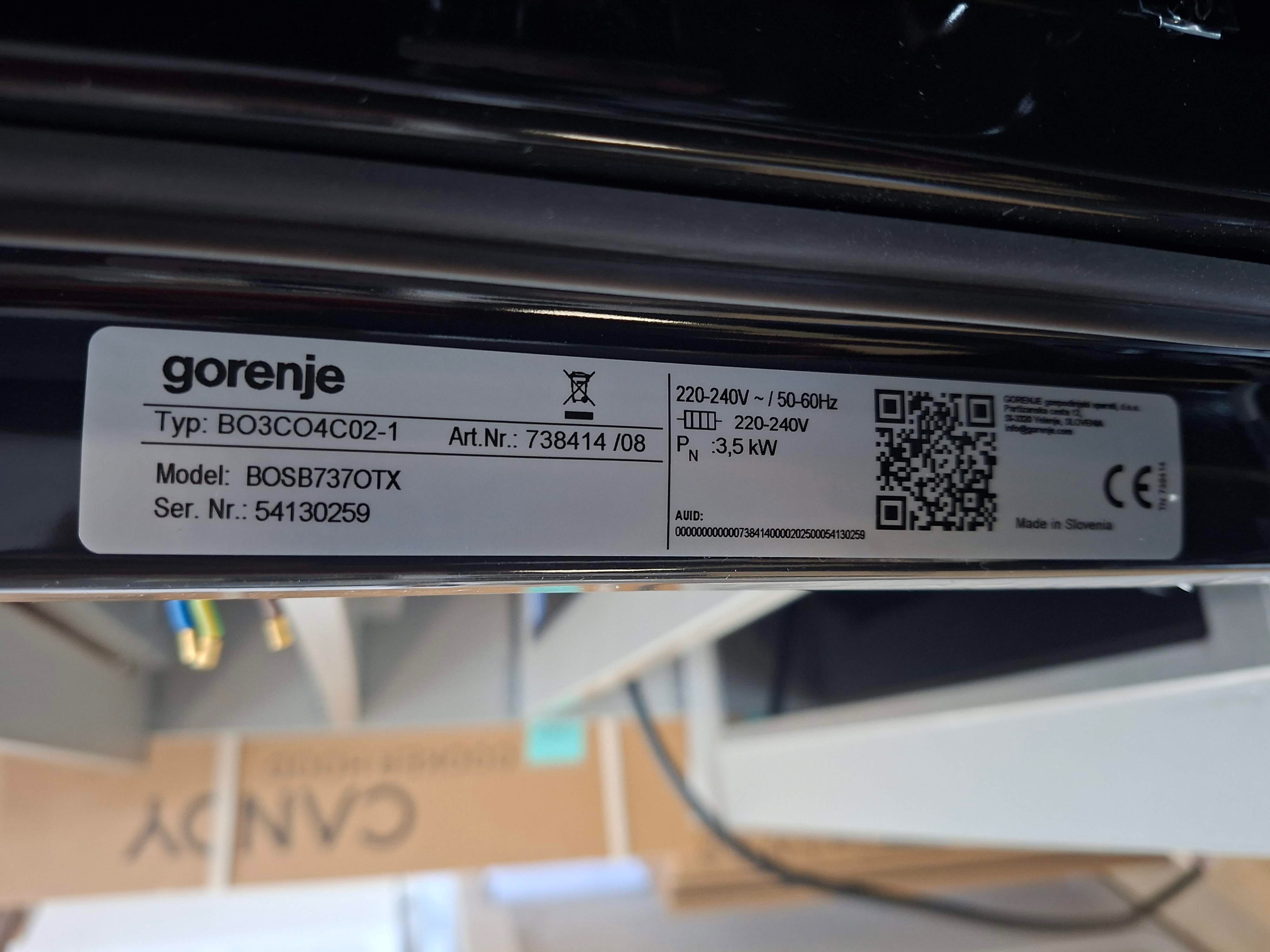 Ugradna rerna Gorenje BOSB737OTX , 77L