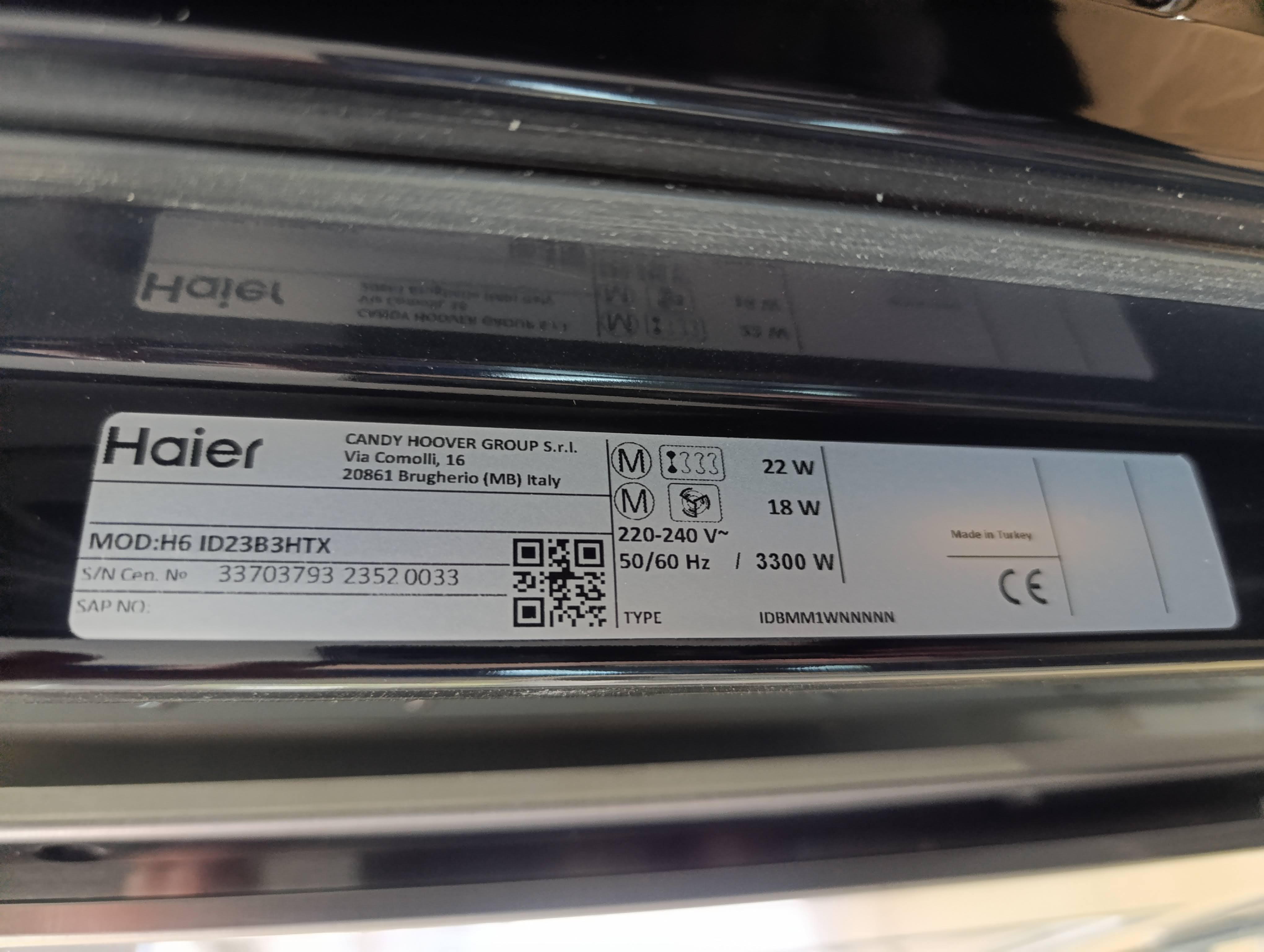 Ugradna Rerna Haier H6 ID23B3HTX , 78L